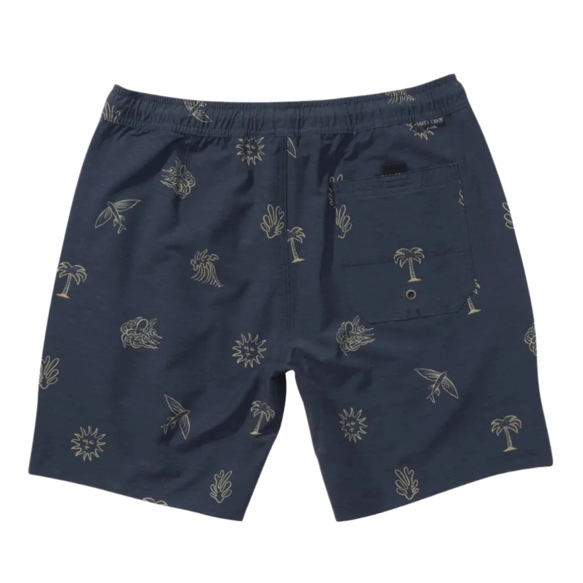 Salty Crew Men's Good Vibes Volley Short Navy - Image 2