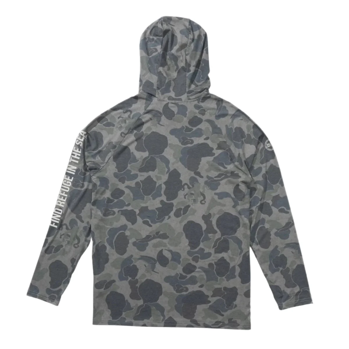 Salty Crew Men's Mariner Hood Tech T-Shirt Sand Camo - Image 2