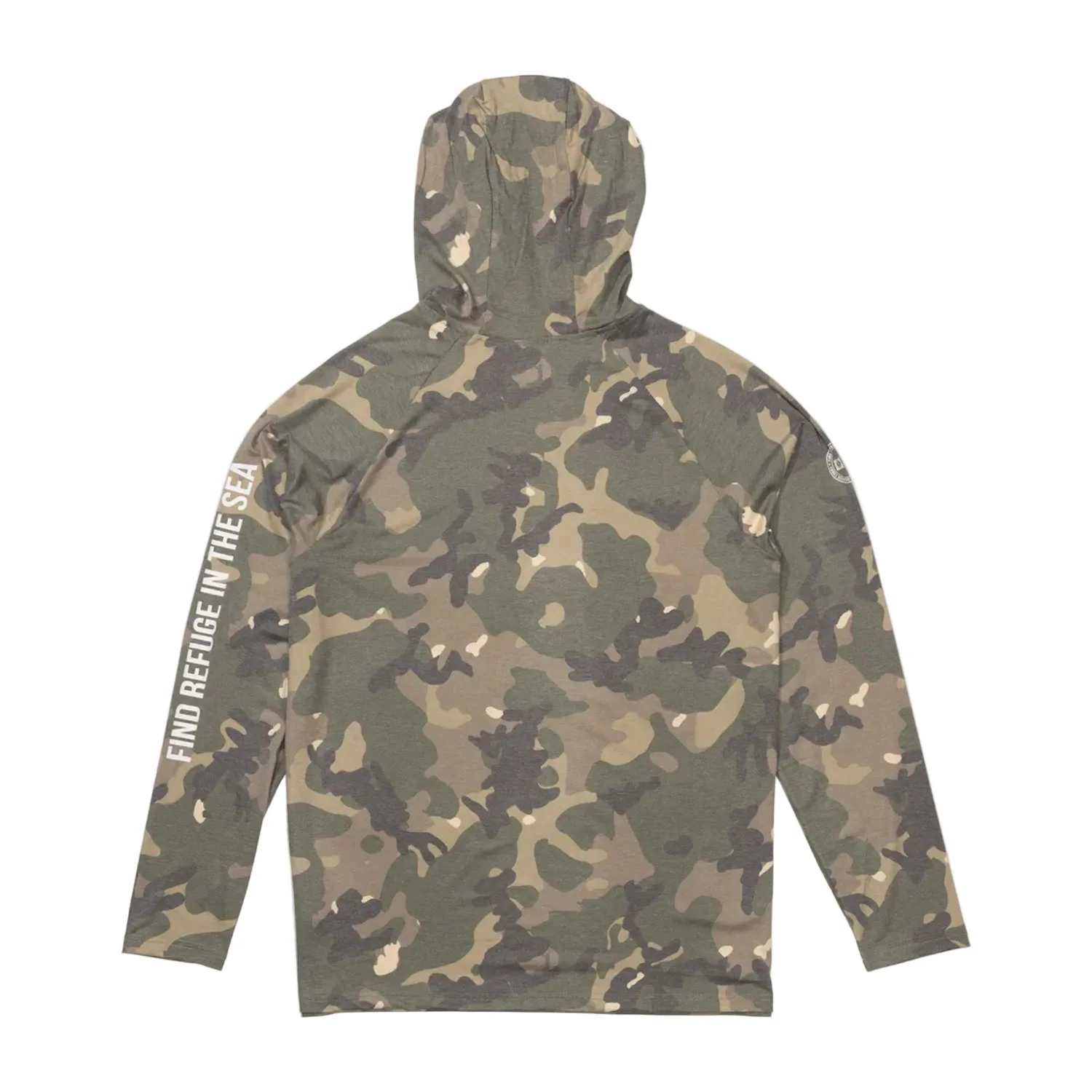 Salty Crew Men's Mariner Lite UV Hoody Green Camo - Image 2