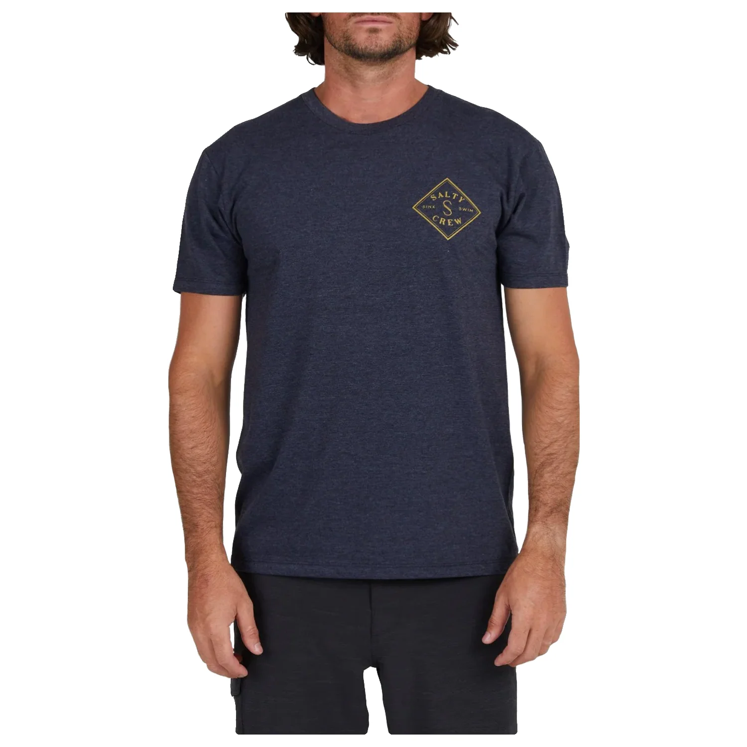 Salty Crew Men's Tippet Premium S/S T Shirt Navy Heather - Image 2