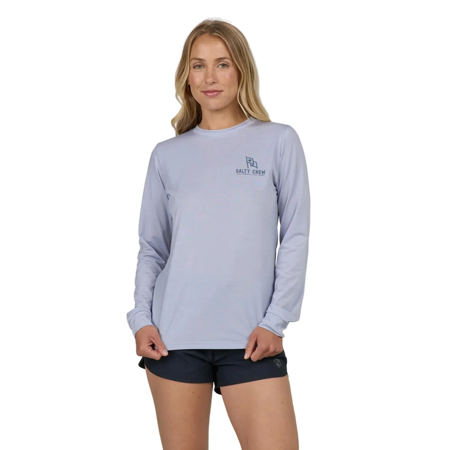 Salty Crew Women's Flying High Sunshirt Fog - Image 2