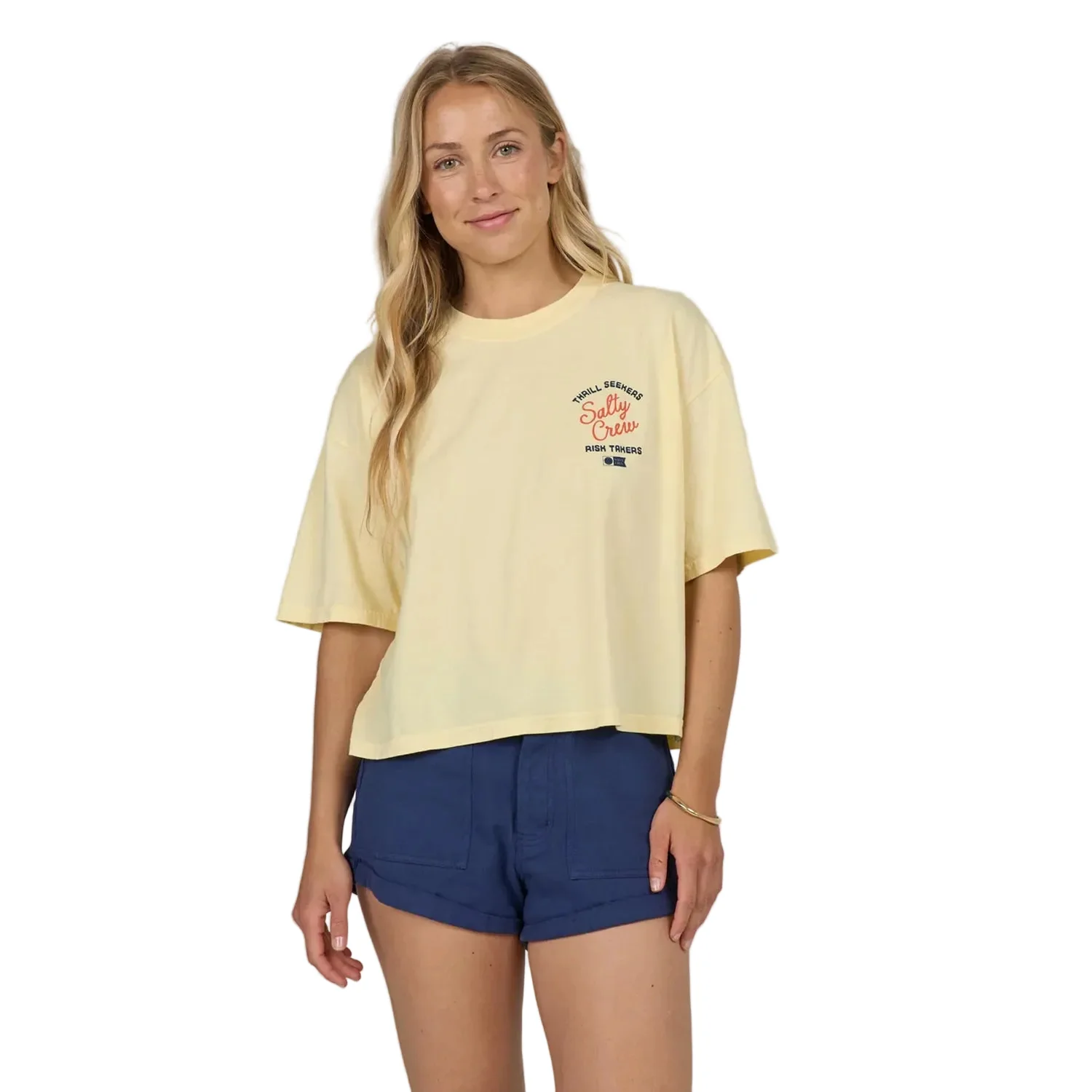 Salty Crew Women's Salty Skimmer T-Shirt Sunshine - Image 2