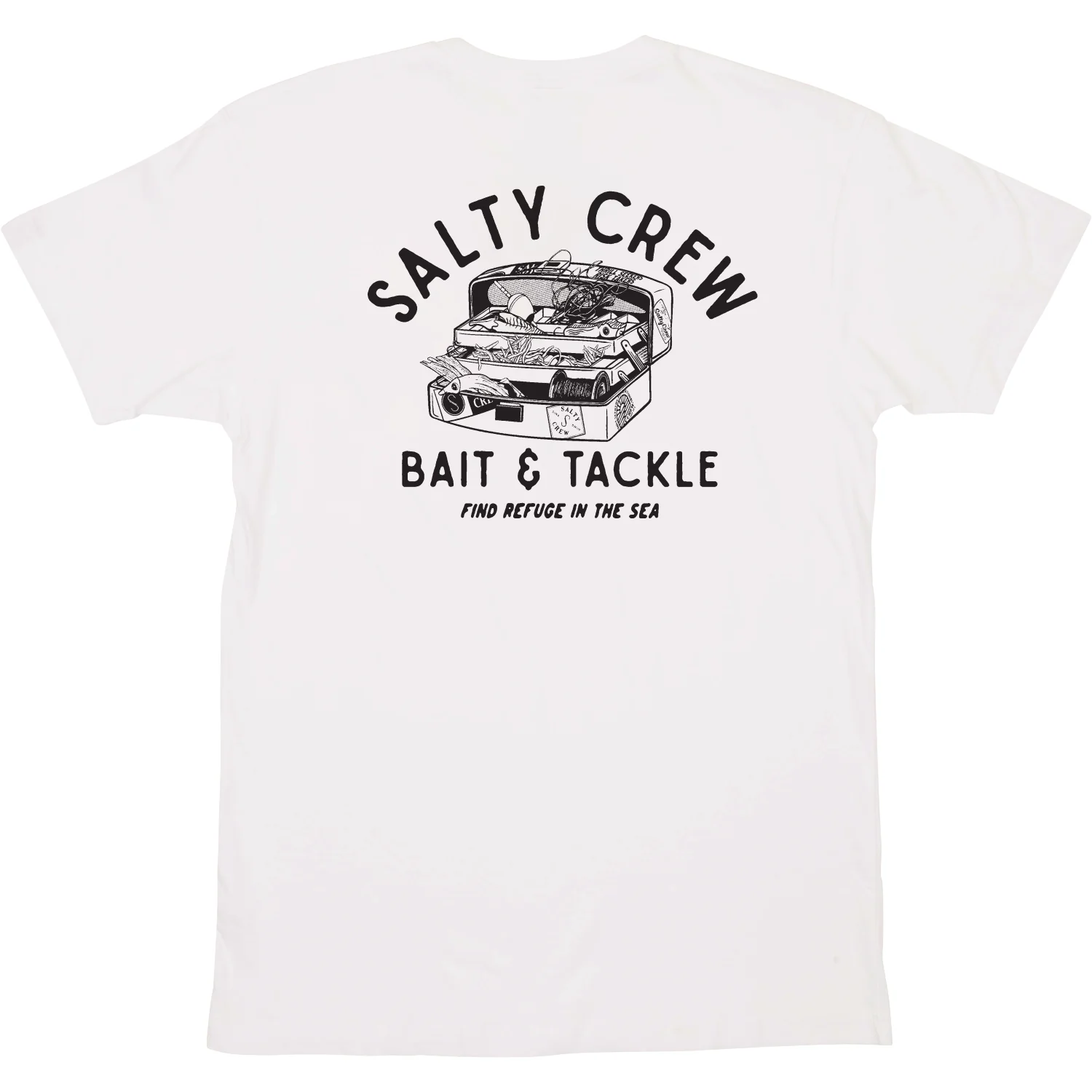 Salty Crew Men's Tackle Box Premium T Shirt White - Image 2