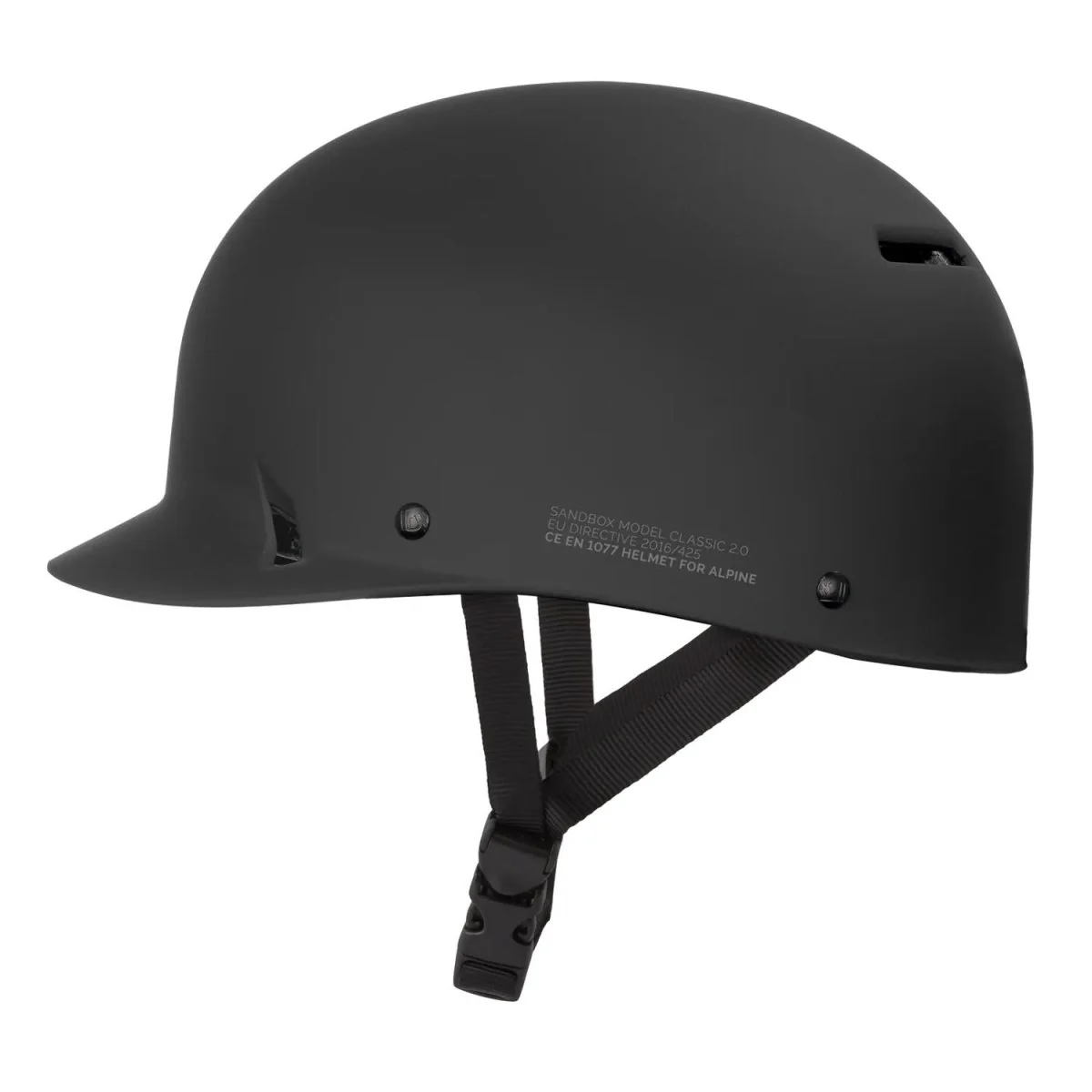 Sandbox Classic 2.0 Brain Bucket Helmet Black - Image 3