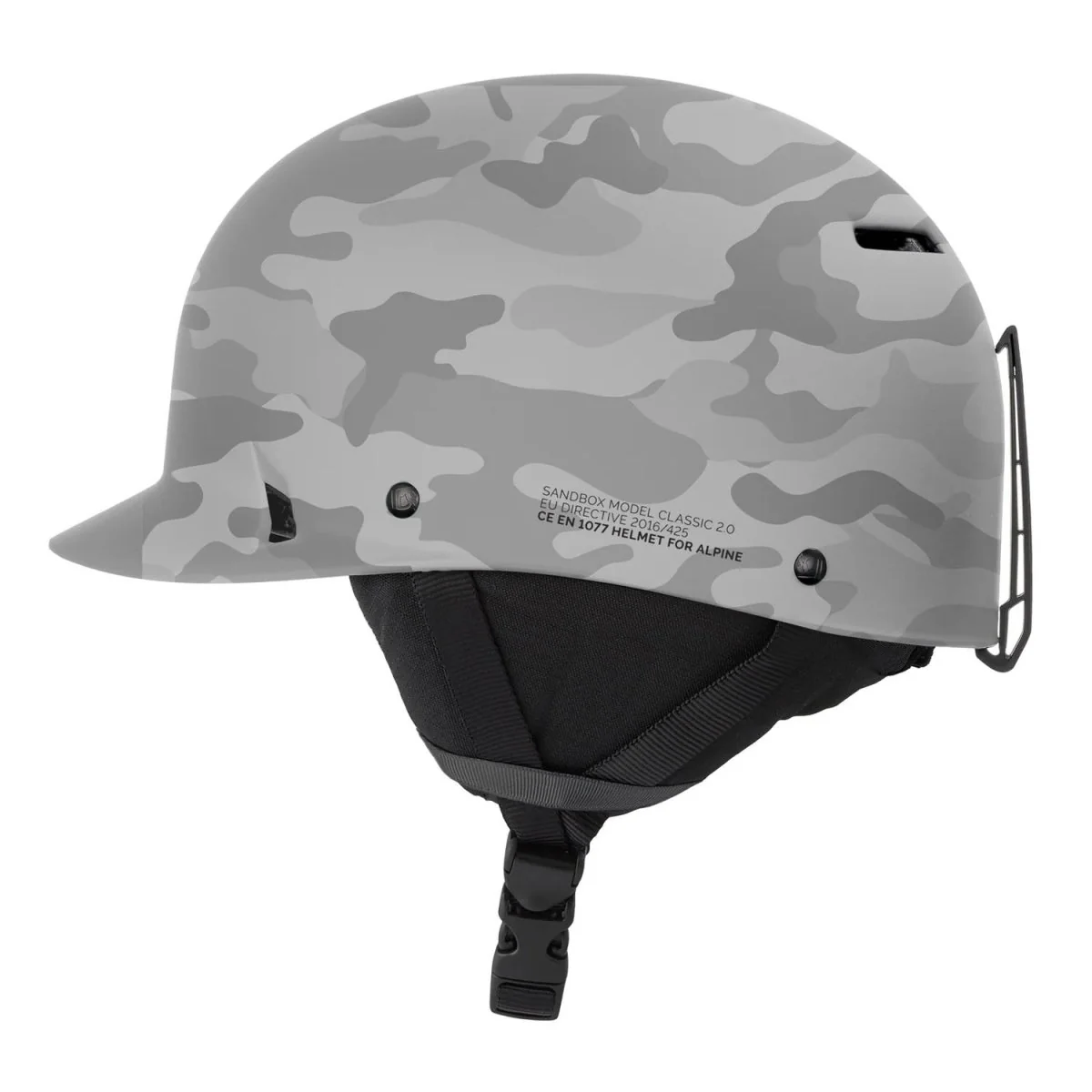 Sandbox Classic 2.0 Snow (Fit System) Helmet Grey Camo - Image 3