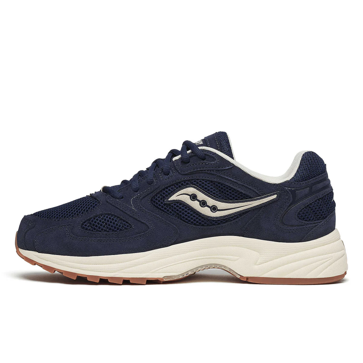 Saucony Grid Jazz 9 Shoe Navy/Off White - Image 3