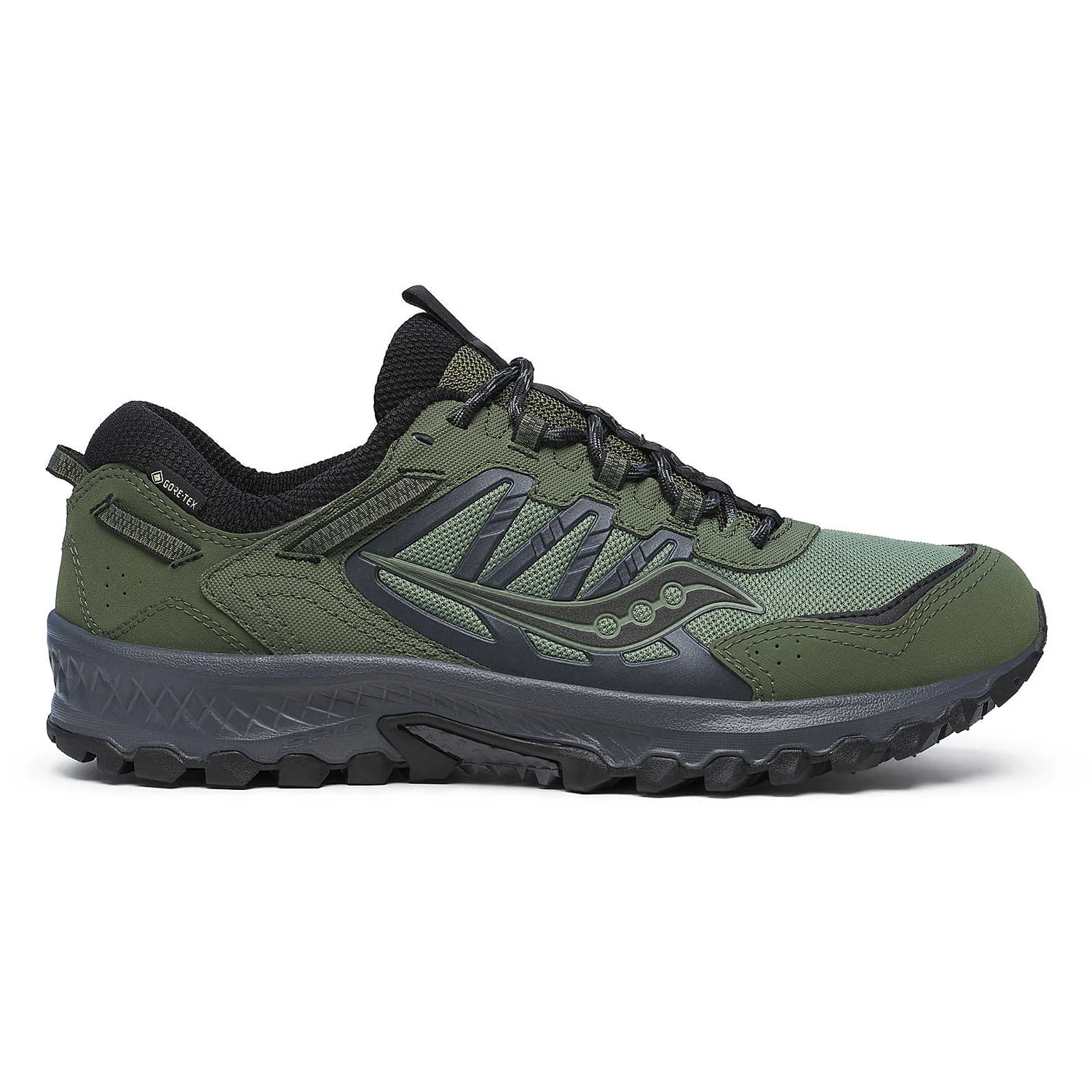 Saucony Men's Grid Peak Shoe Forest/Black
