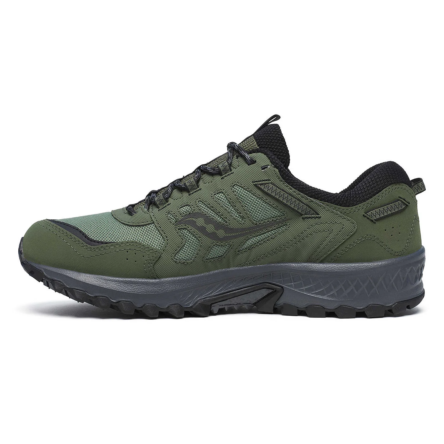 Saucony Men's Grid Peak Shoe Forest/Black - Image 3