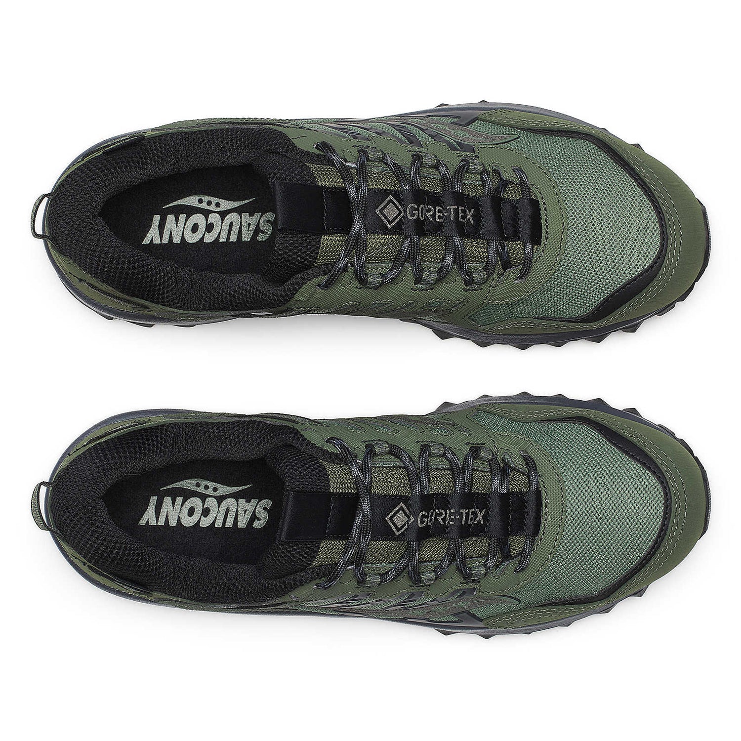Saucony Men's Grid Peak Shoe Forest/Black - Image 5