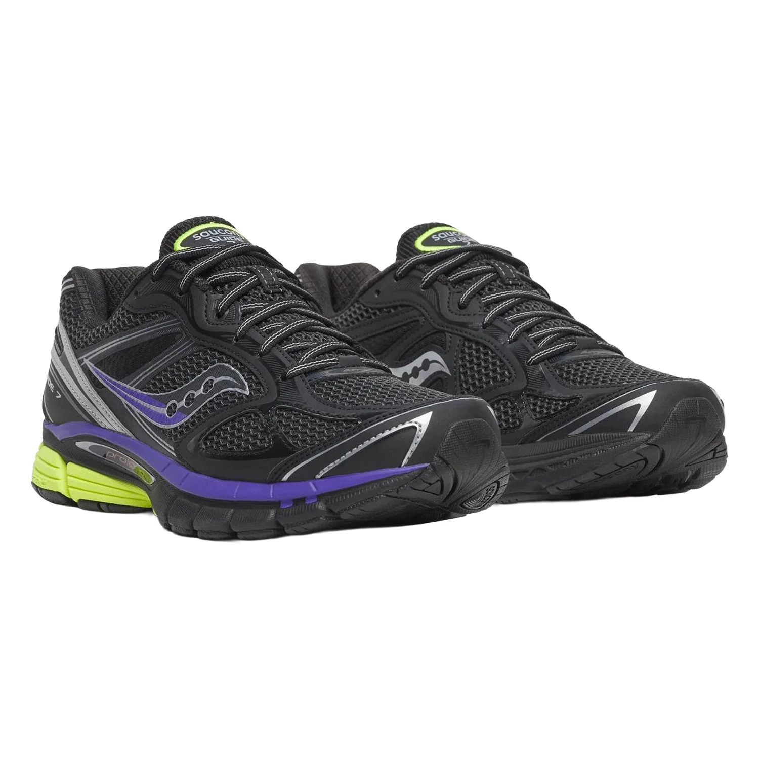 Saucony Progrid Guide 7 Shoe Black/Multi - Image 2