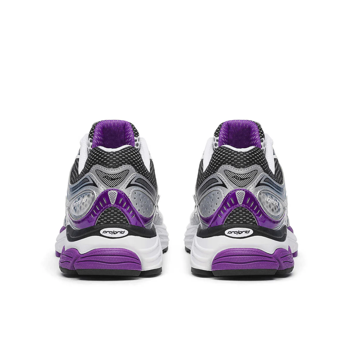 Saucony Progrid Omni 9 Shoe Silver/Purple - Image 4