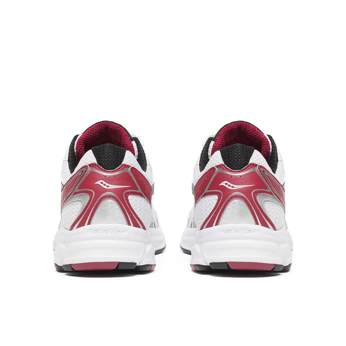 Saucony Ride Millennium Shoe White/Red - Image 3