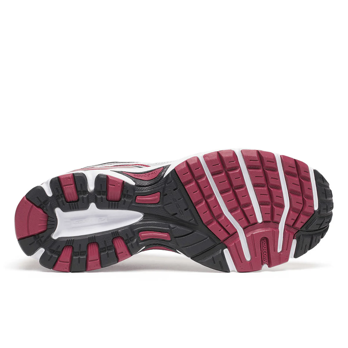 Saucony Ride Millennium Shoe White/Red - Image 5
