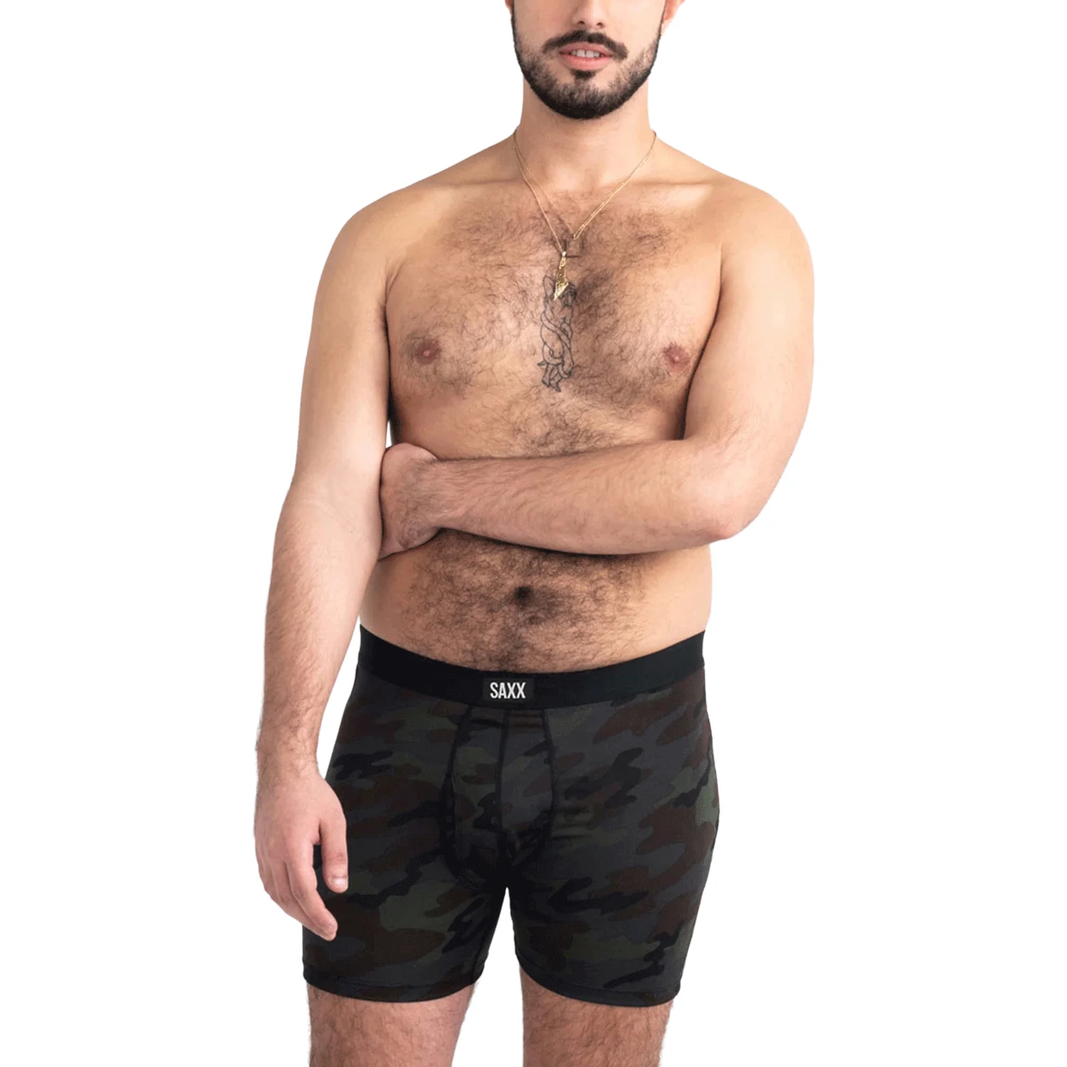 Saxx Men's Daytripper Boxer Brief Fly Black Ops Camo - Image 2