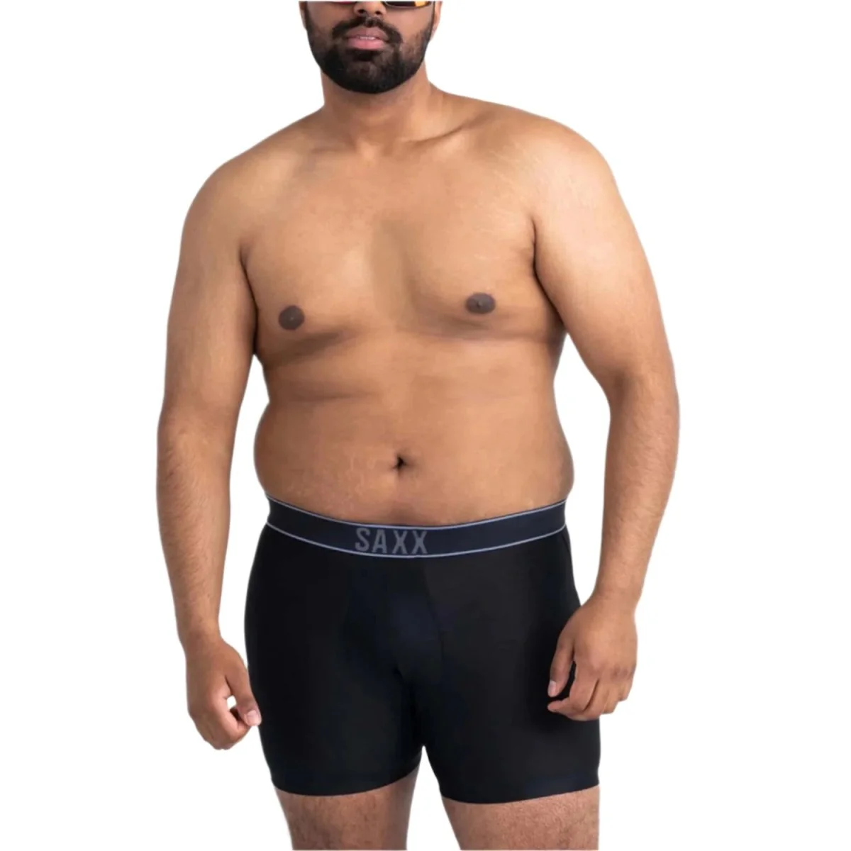 SAXX Men's Droptemp Cooling Hydro Boxer Brief Black - Image 2