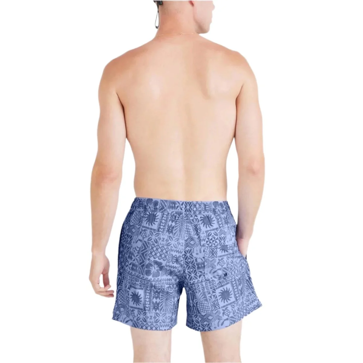 SAXX Men's Oh Buoy 2N1 Volley 5" Short Tropical Tapa/Lavender - Image 2