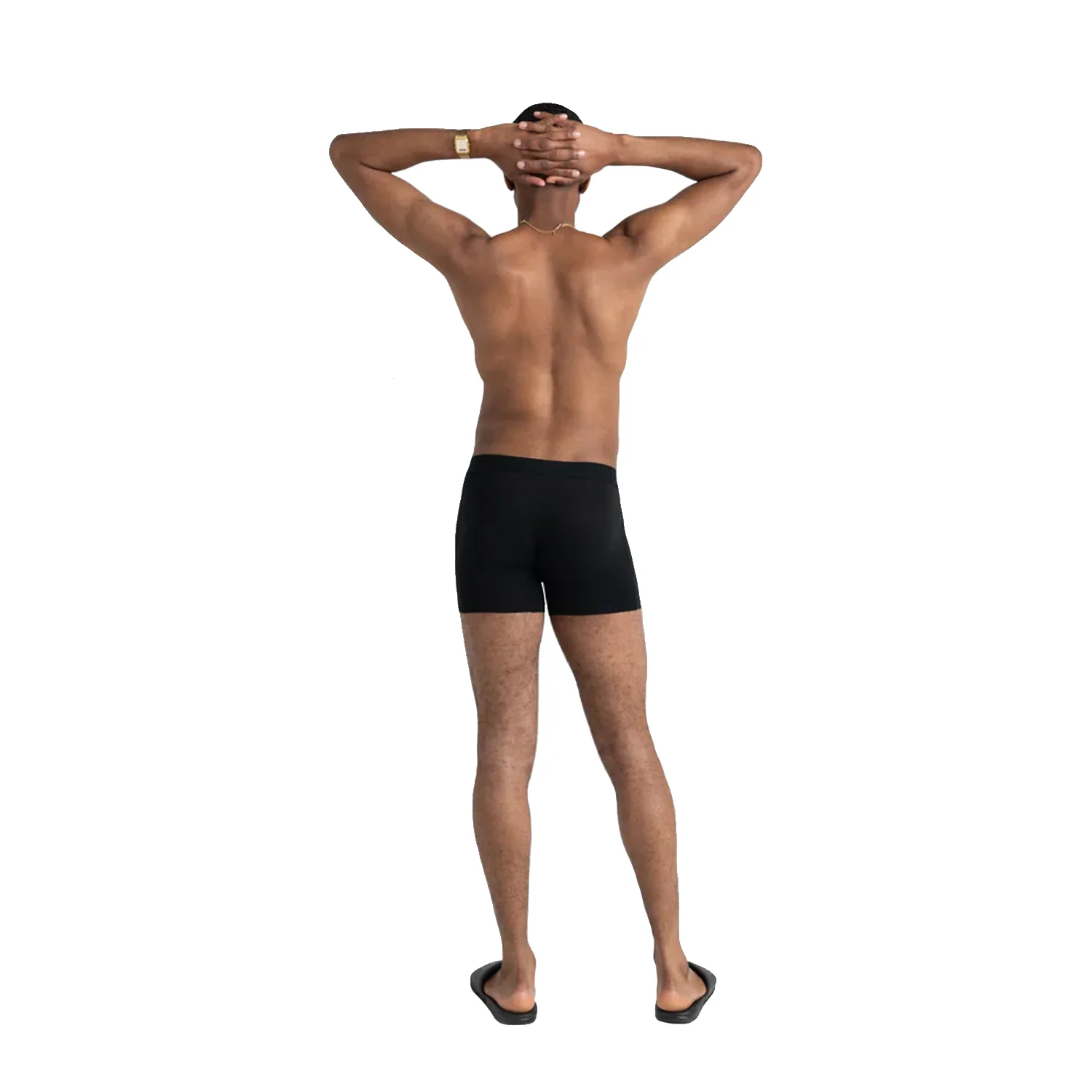 Saxx Men's Vibe Super Soft Boxer Brief 2 Pk Black - Image 3