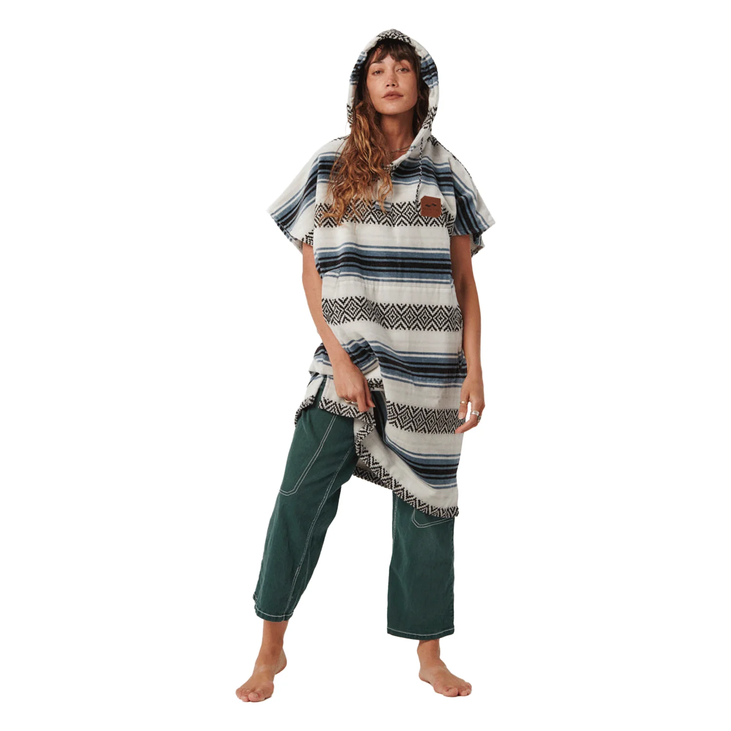 Slowtide Oso Extra-Warm Changing Poncho White