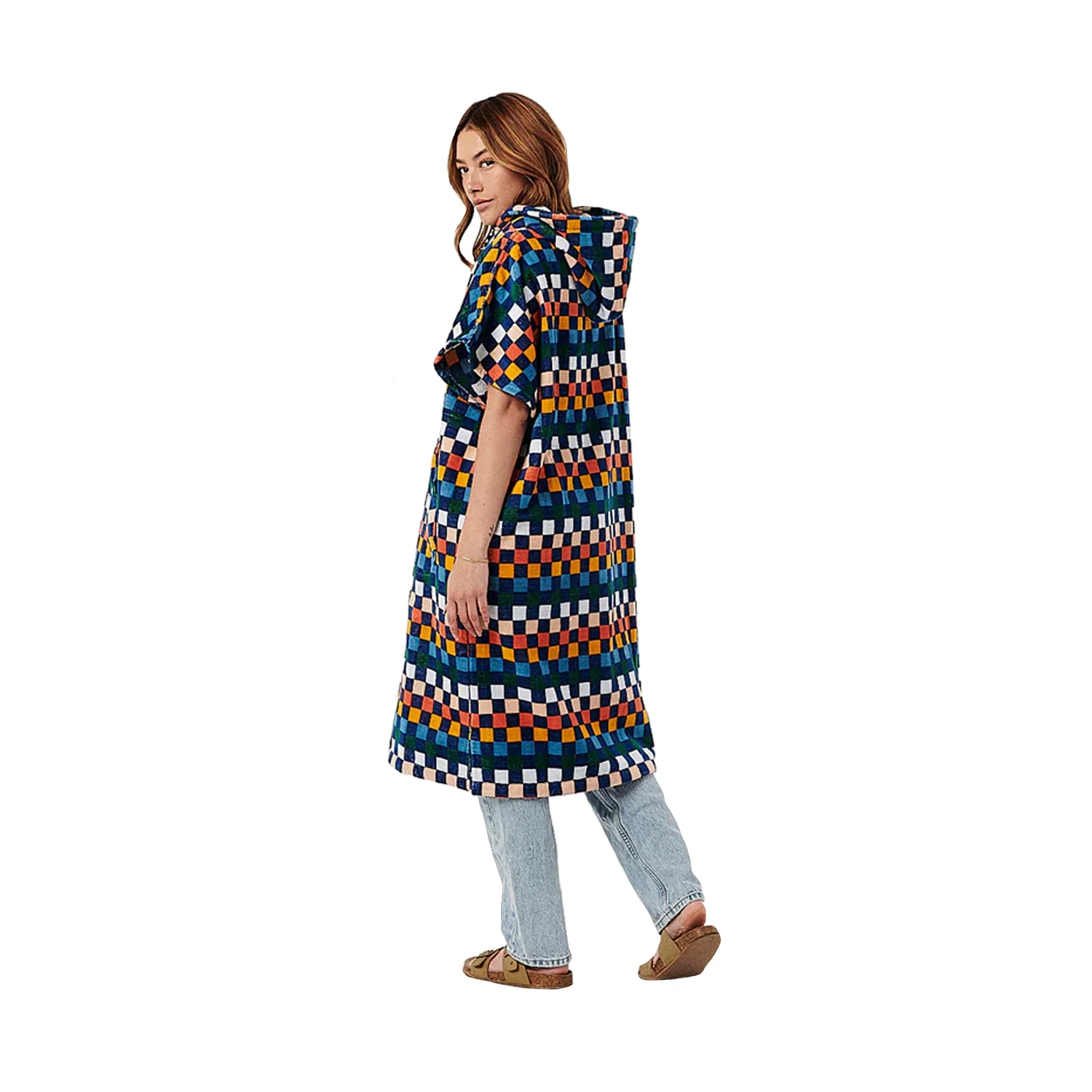Slowtide Sundown Poncho Deep Pacific - Image 4