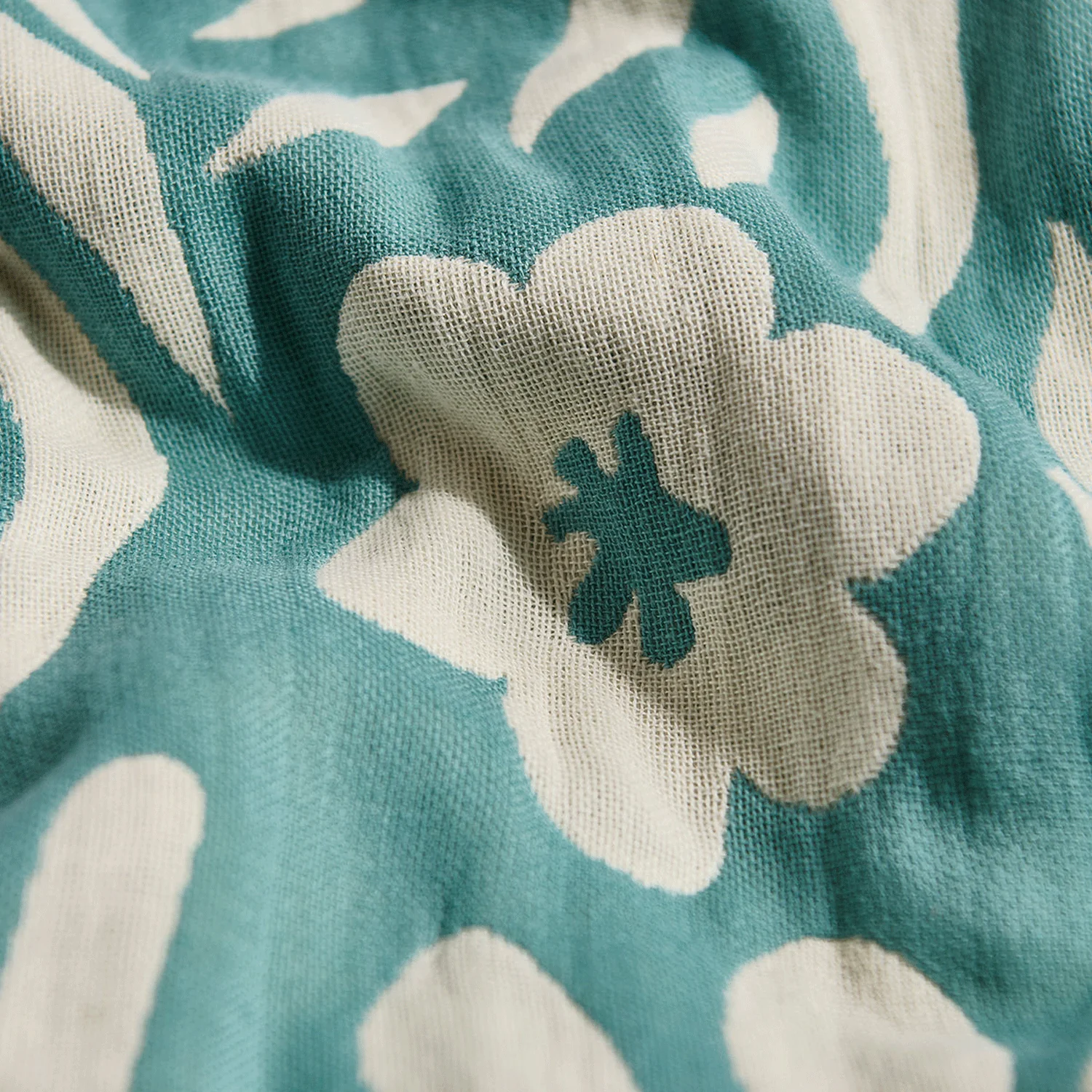 Slowtide Sunny Driftweave Turkish Towel - Sky Blue - Image 2
