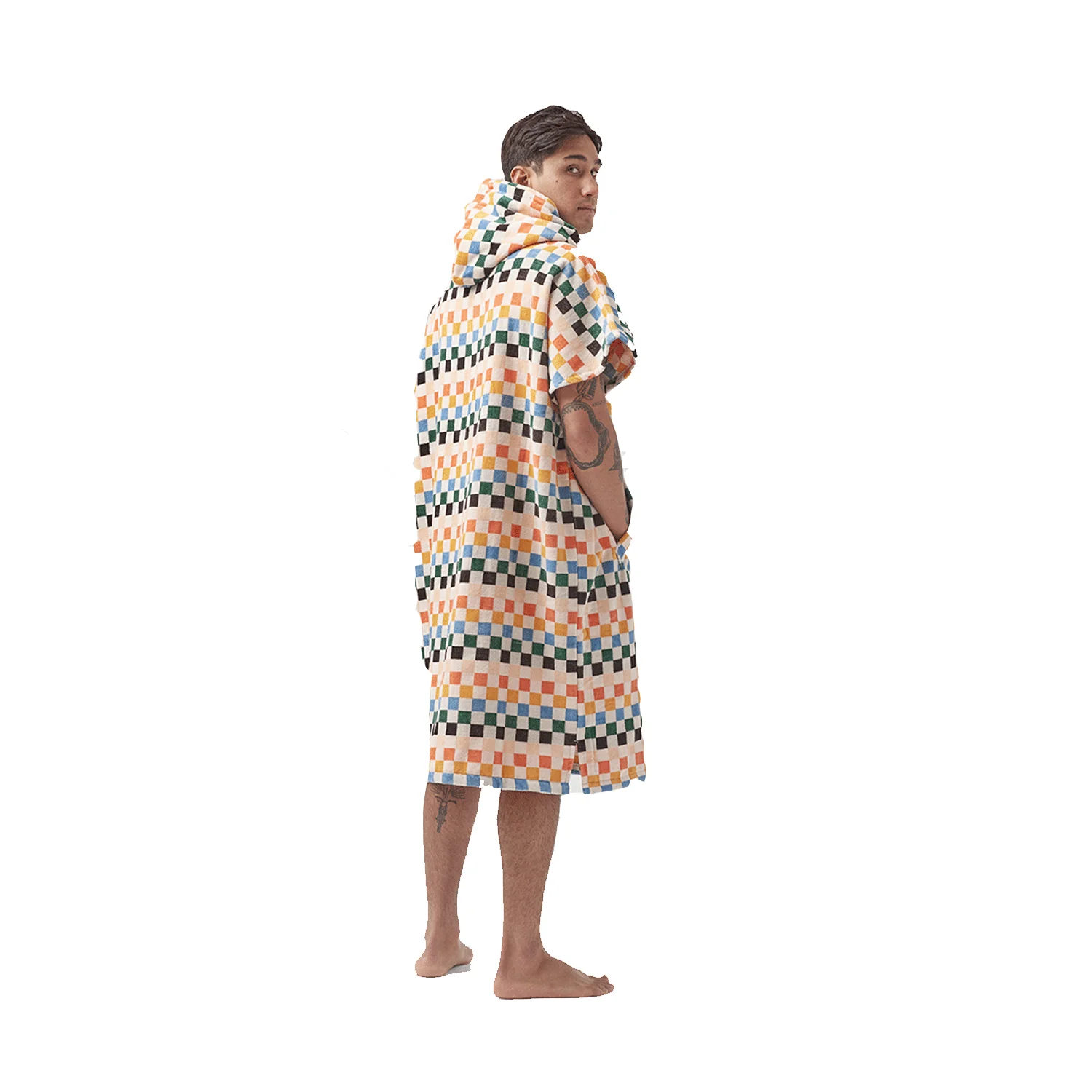 Slowtide Unisex Sundown Poncho Multi - Image 4