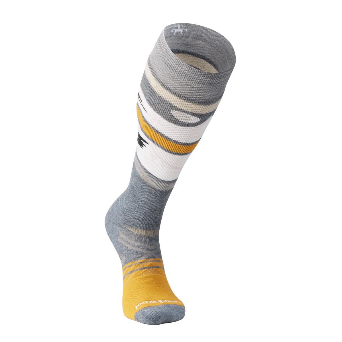 Smartwool Men's Full Cushion Midnight Print Snow Sock Pewter Blue - Image 2