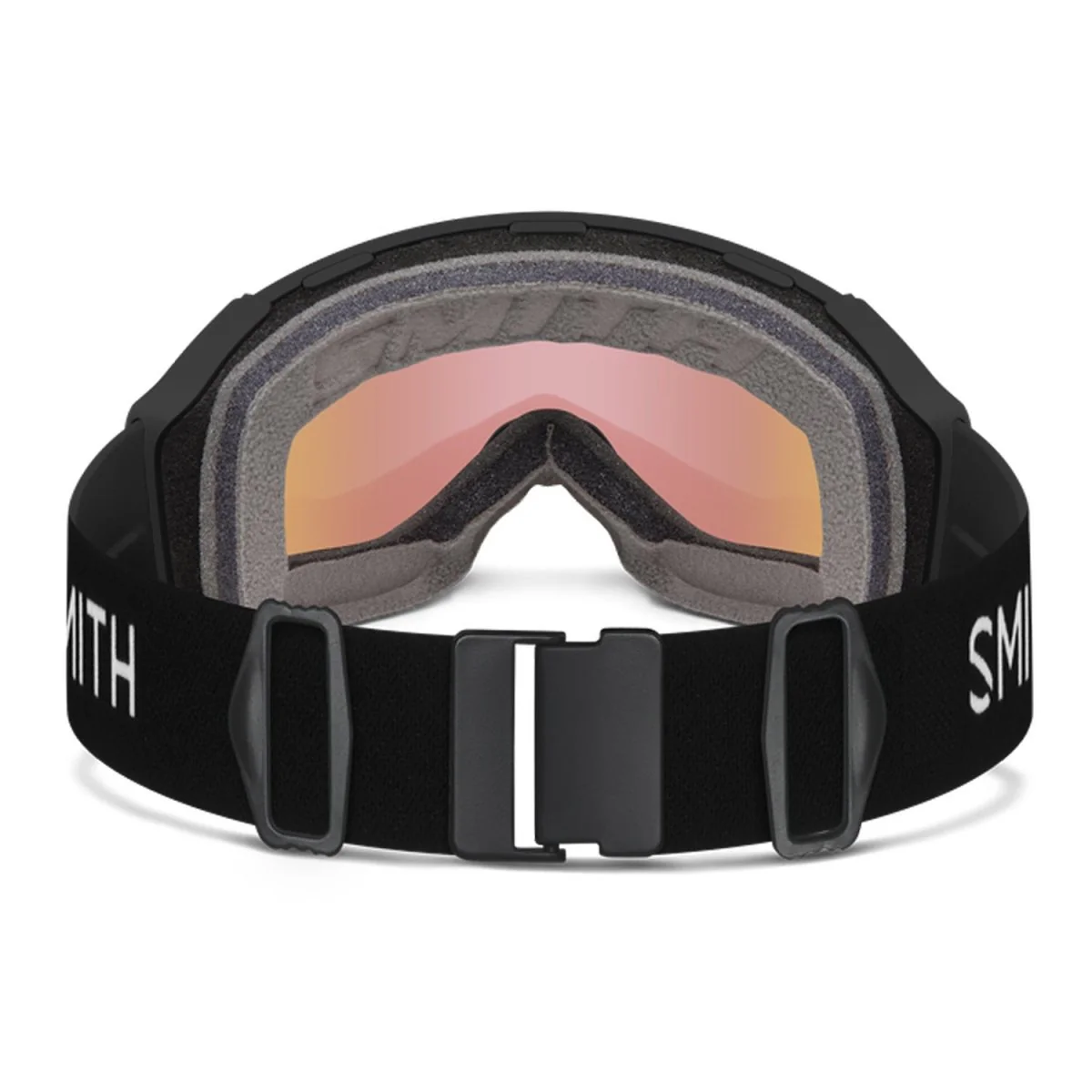 Smith 4D Mag S Low Bridge Fit Goggles Black/ChromaPop Photochromic Rose Flash + ChromaPop Storm Blue Sensor Mirror - Image 4