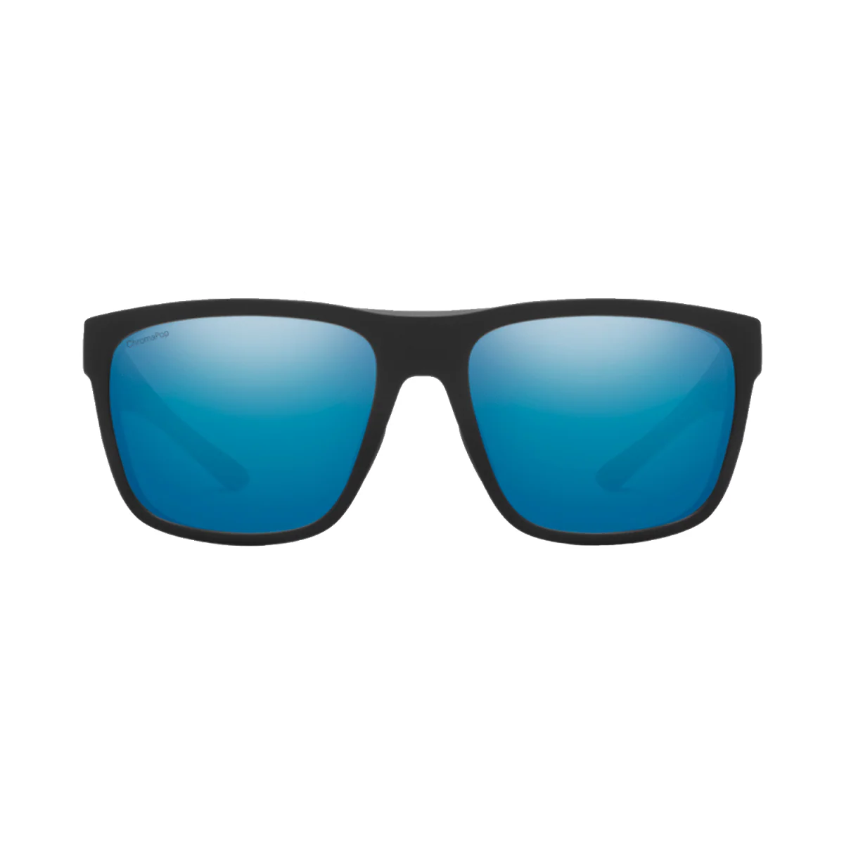 Smith Barra Sunglasses Matte Black/ChromaPop Polarized Blue Mirror - Image 2