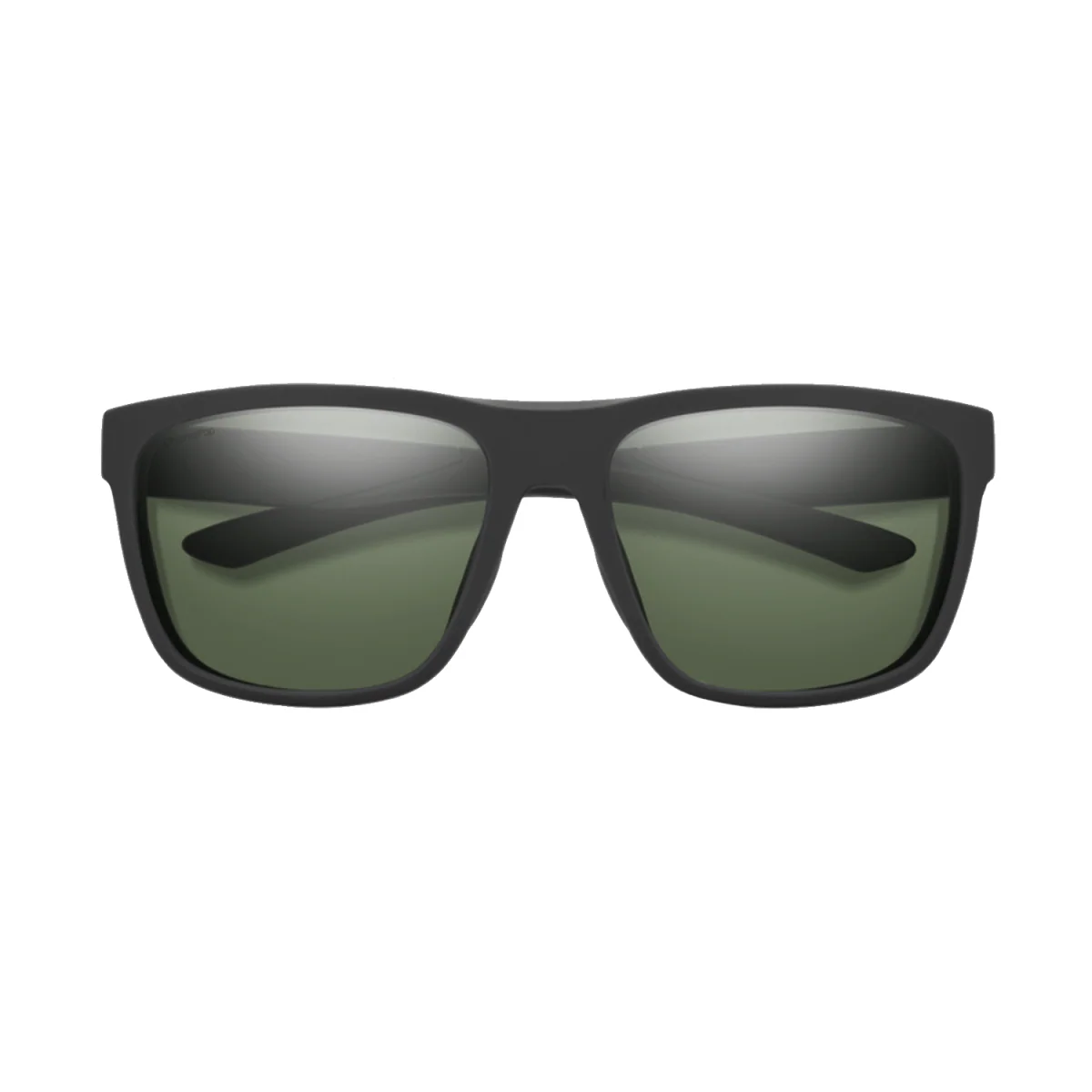 Smith Barra Sunglasses Matte Black/ChromaPop Polarized Gray Green - Image 2