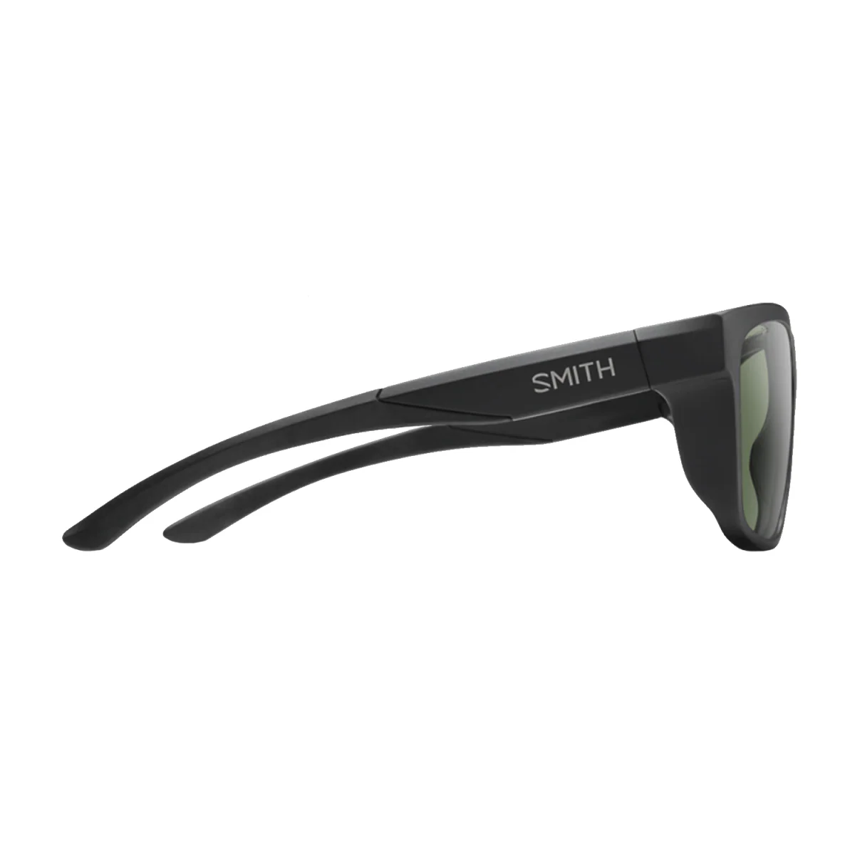 Smith Barra Sunglasses Matte Black/ChromaPop Polarized Gray Green - Image 3