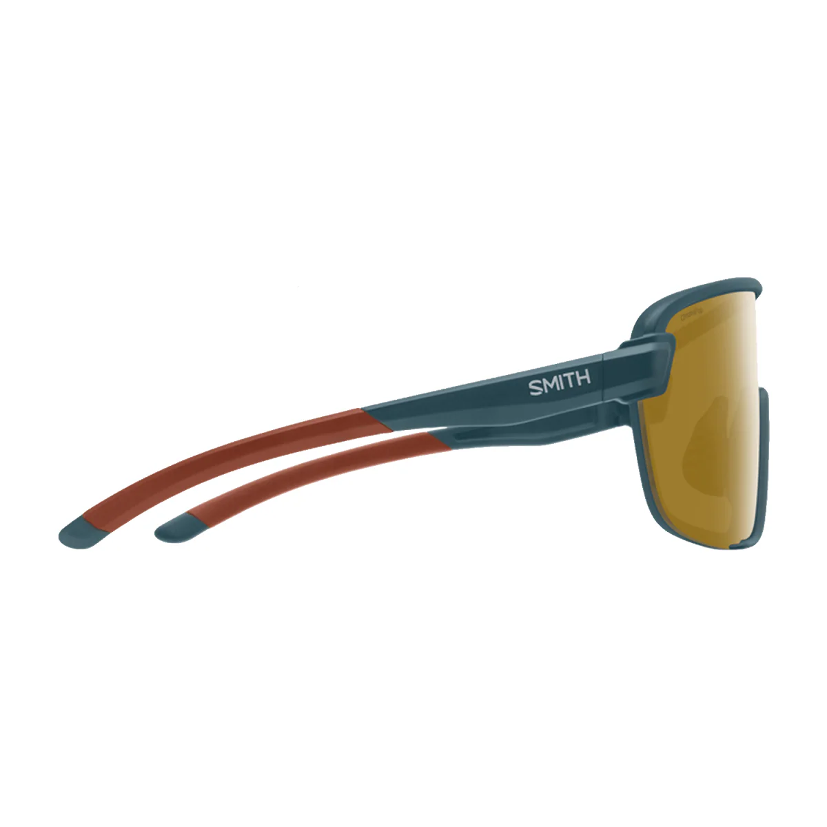 Smith Bobcat Sunglasses Matte Matte Pacific/Sedona/ChromaPop Bronze Mirror + Clear - Image 3