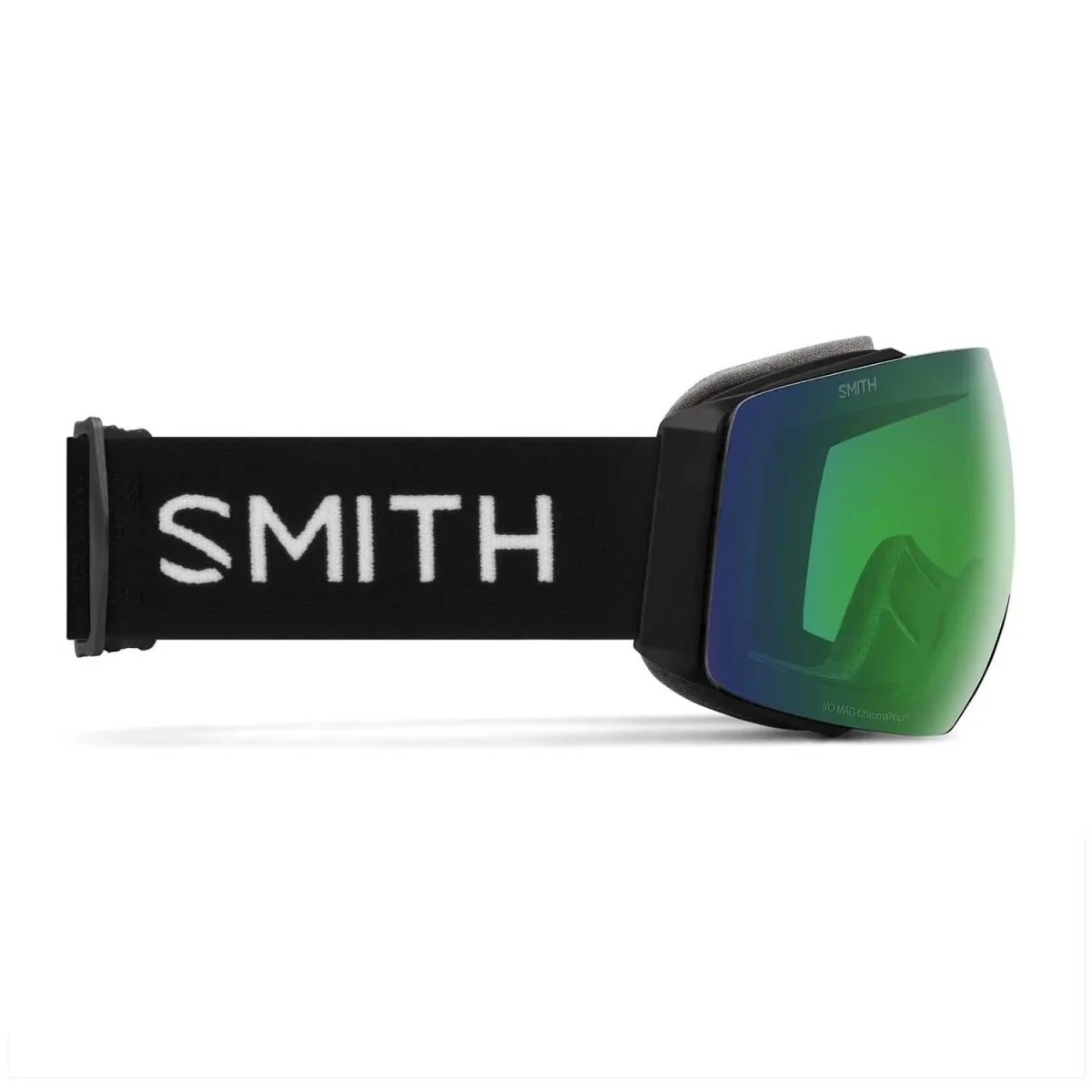 Smith I/O Mag Low Bridge Fit Goggles Black/ChromaPop Everyday Green Mirror + Chromapop Storm Blue Sensor Mirror - Image 2