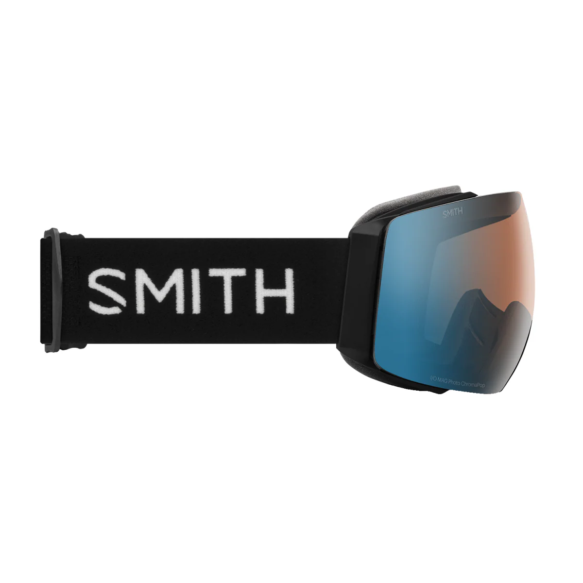 Smith I/O Mag Low Bridge Fit Goggles Black/ChromaPop Pro Photochromic Blue Mirror + Chromapop Storm Blue Sensor Mirror - Image 4