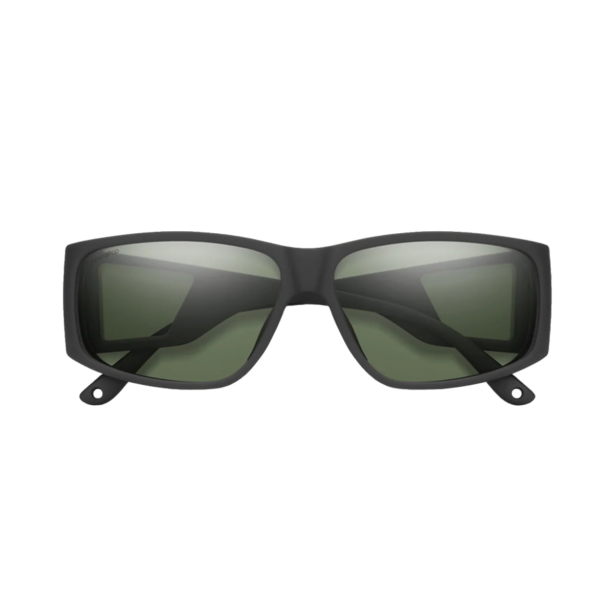 Smith Monroe Peak Sunglasses Matte Black/ChromaPop Polarized Gray Green - Image 2