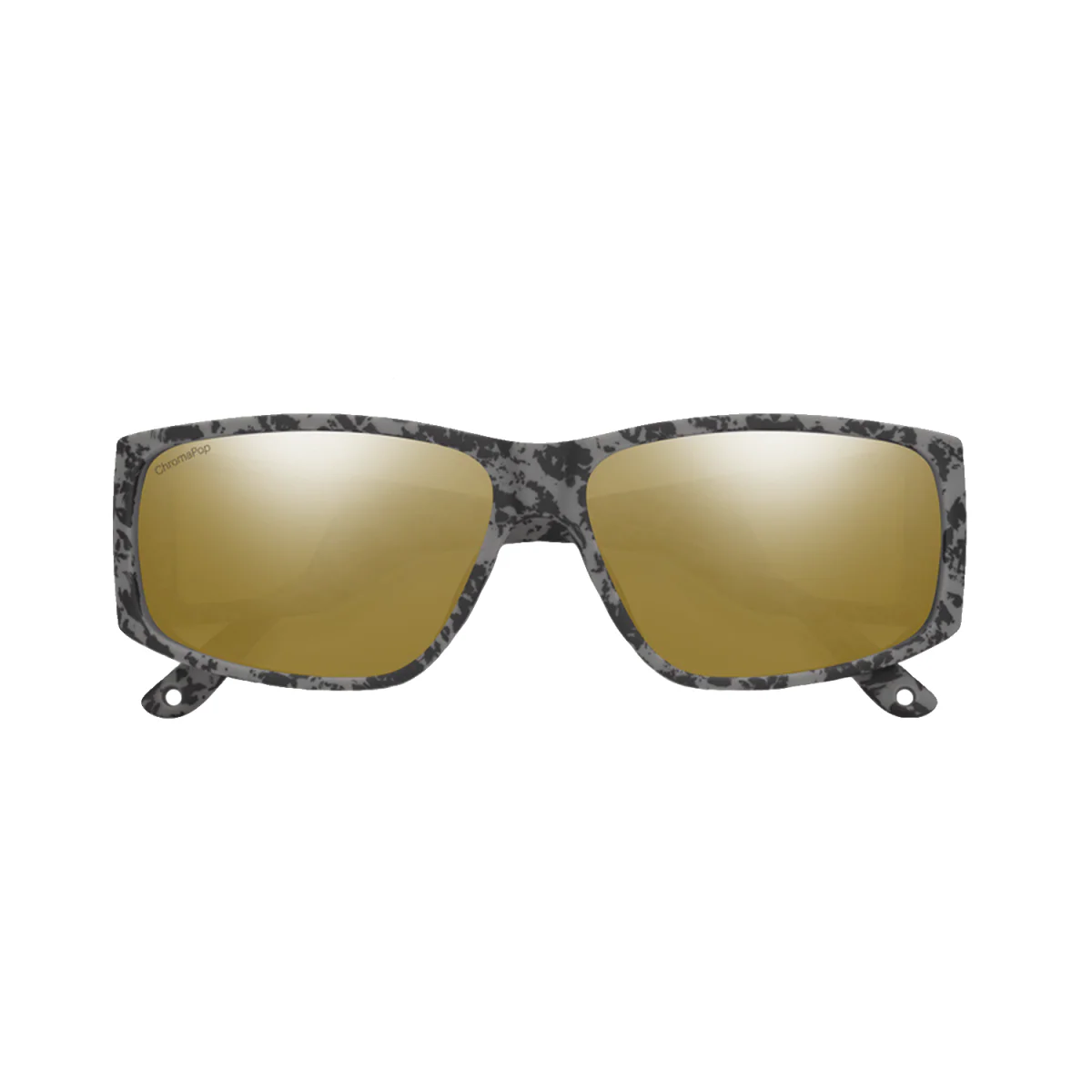 Smith Monroe Peak Sunglasses Matte Gray Marble/ChromaPop Polarized Bronze Mirror - Image 2