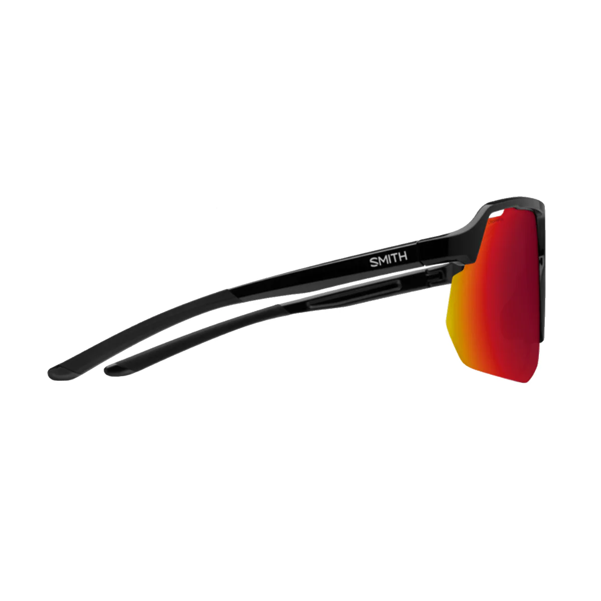 Smith Motive Sunglasses Black/ChromaPop Red Mirror + Clear - Image 3