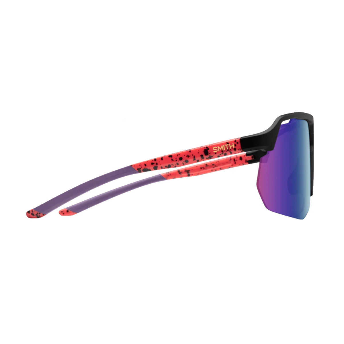 Smith Motive Sunglasses Matte Wild Child/ChromaPop Violet Mirror + Clear - Image 3