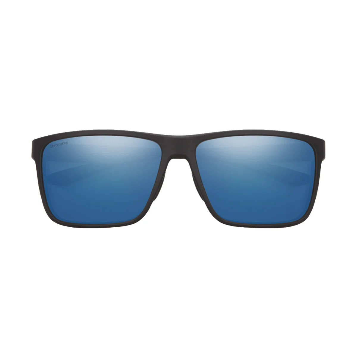 Smith Riptide Sunglasses Matte Black/ChromaPop Glass Polarized Blue Mirror - Image 2