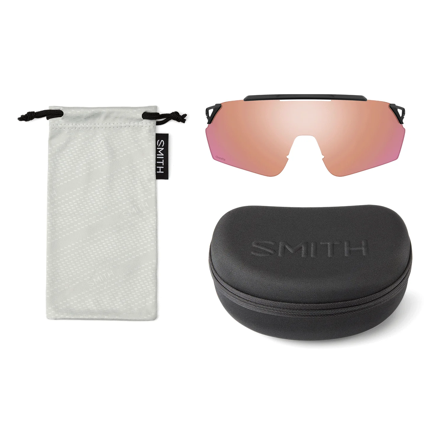 Smith Ruckus Sunglasses Matte Black/ChromaPop Opal Mirror - Image 2