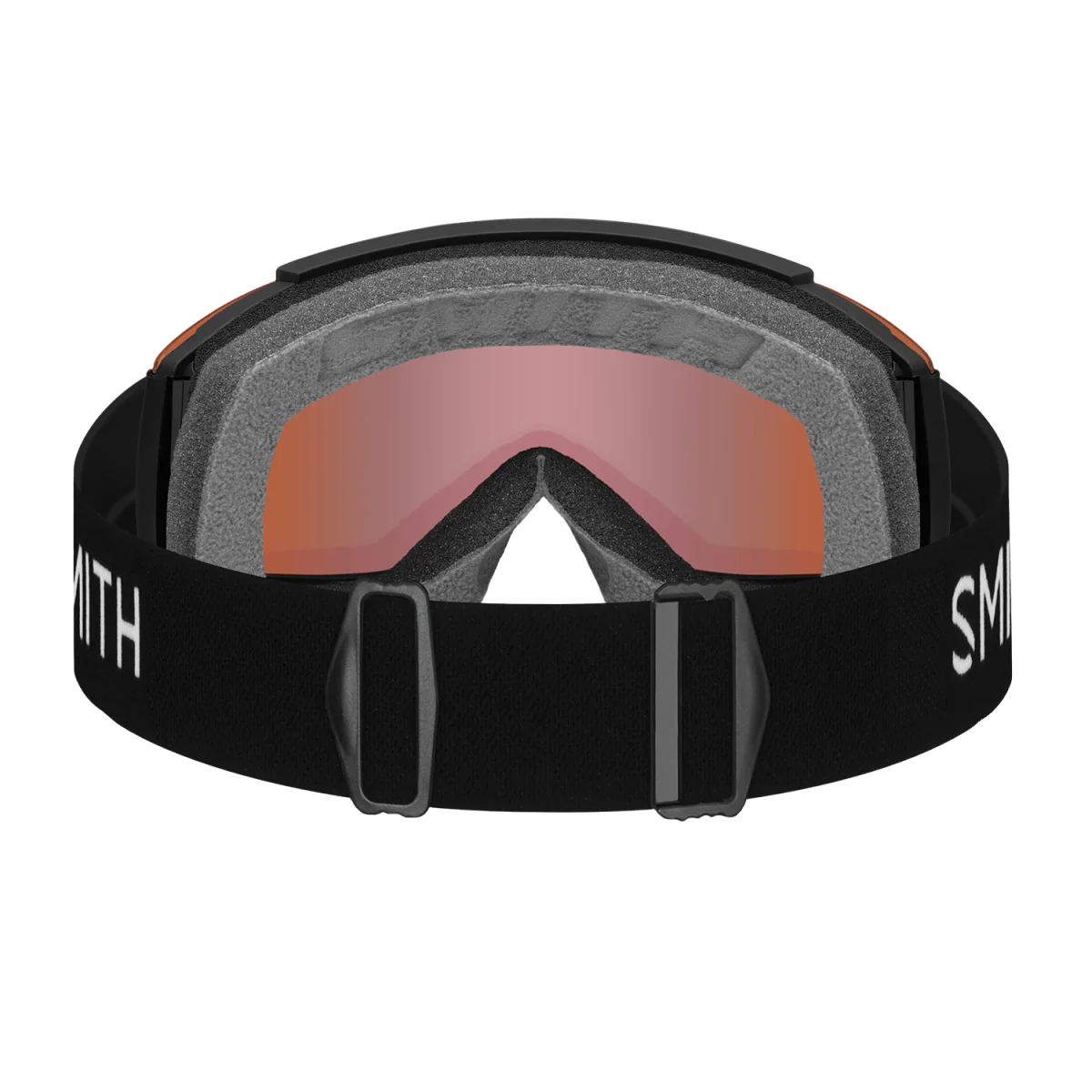 Smith Squad Low Bridge Fit Goggles Black/ChromaPop Everyday Green Mirror + Yellow - Image 4