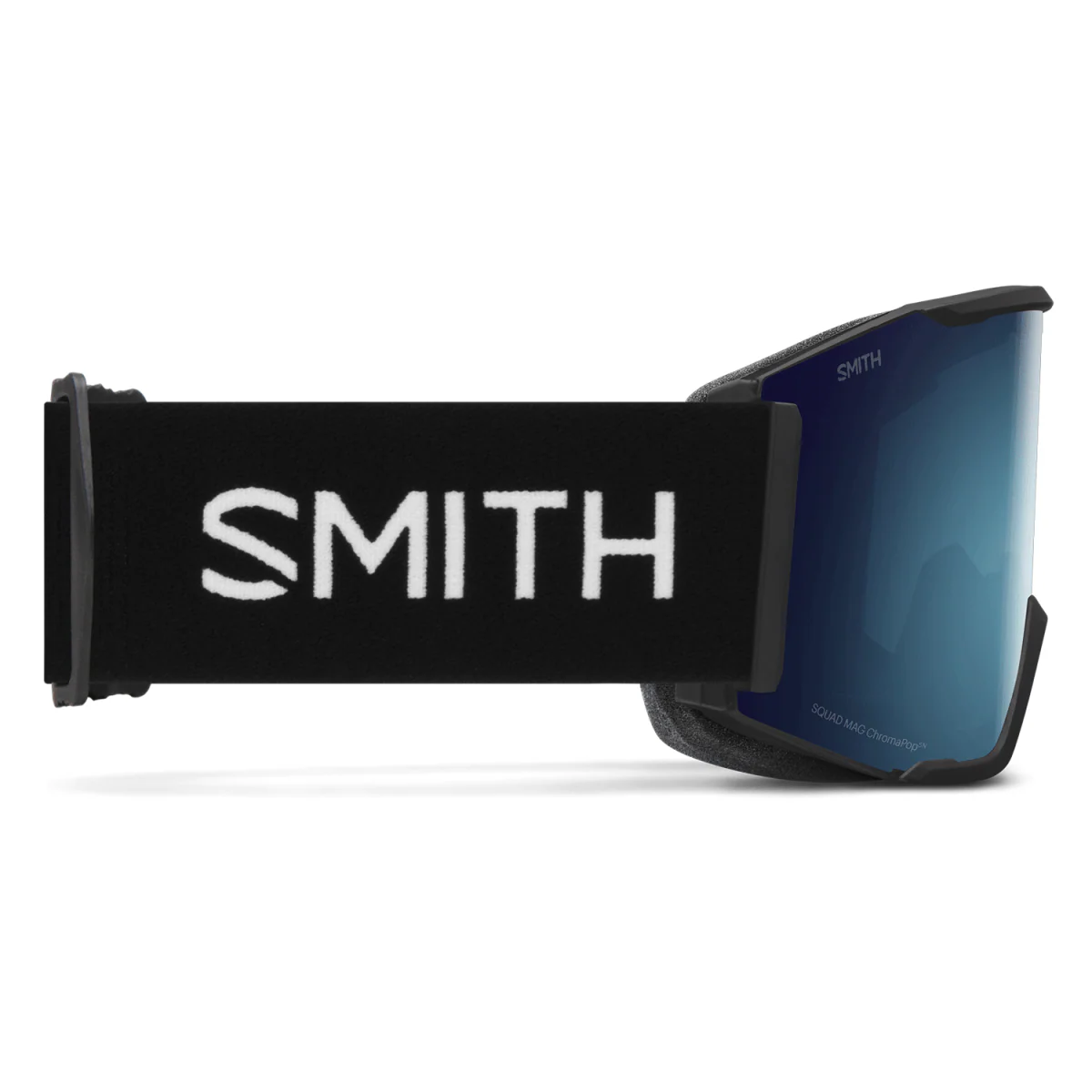 Smith Squad MAG Low Bridge Fit Goggles Black/ChromaPop Sun Blue Mirror + Chromapop Storm Blue Sensor Mirror - Image 2