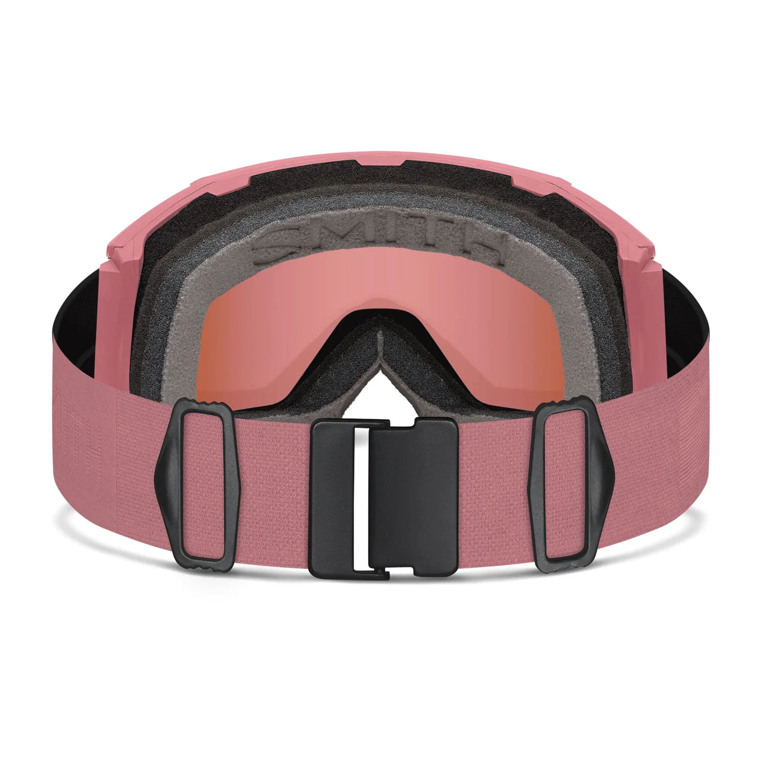 Smith Squad Mag Low Bridge Fit Goggles Chalk Rose/ChromaPop Everyday Rose Gold Mirror + Chromapop Storm Blue Sensor Mirror - Image 3