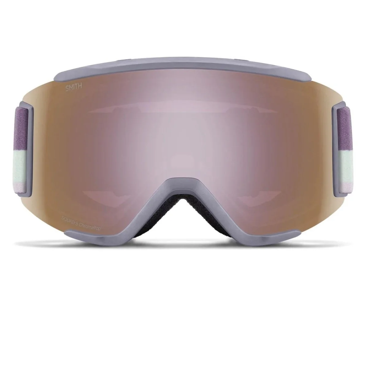 Smith Squad S Goggles Lunar Fog Split/ChromaPop Everyday Rose Gold Mirror + Clear - Image 2