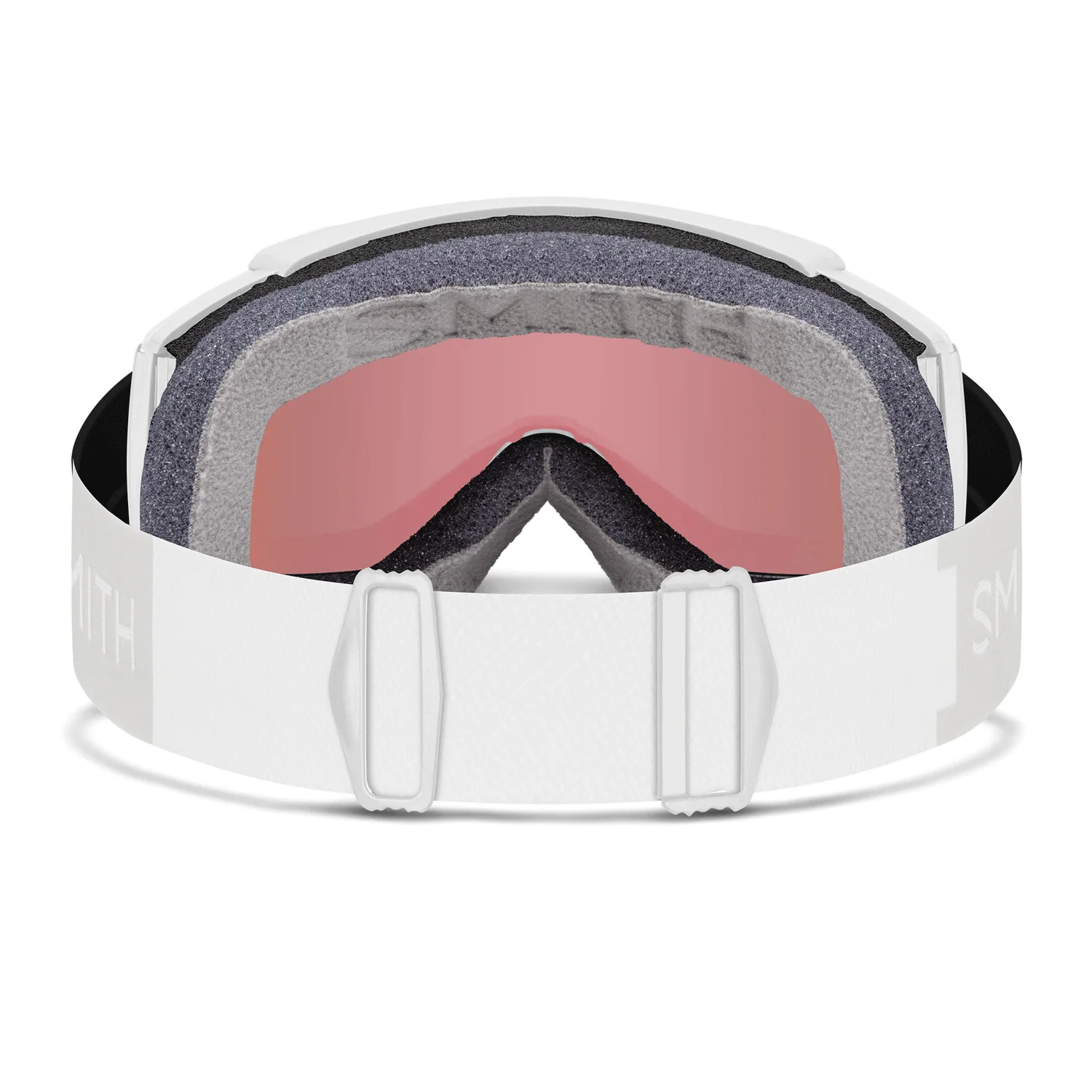 Smith Squad S Goggles White Vapor/ChromaPop Everyday Green Mirror + Clear - Image 3