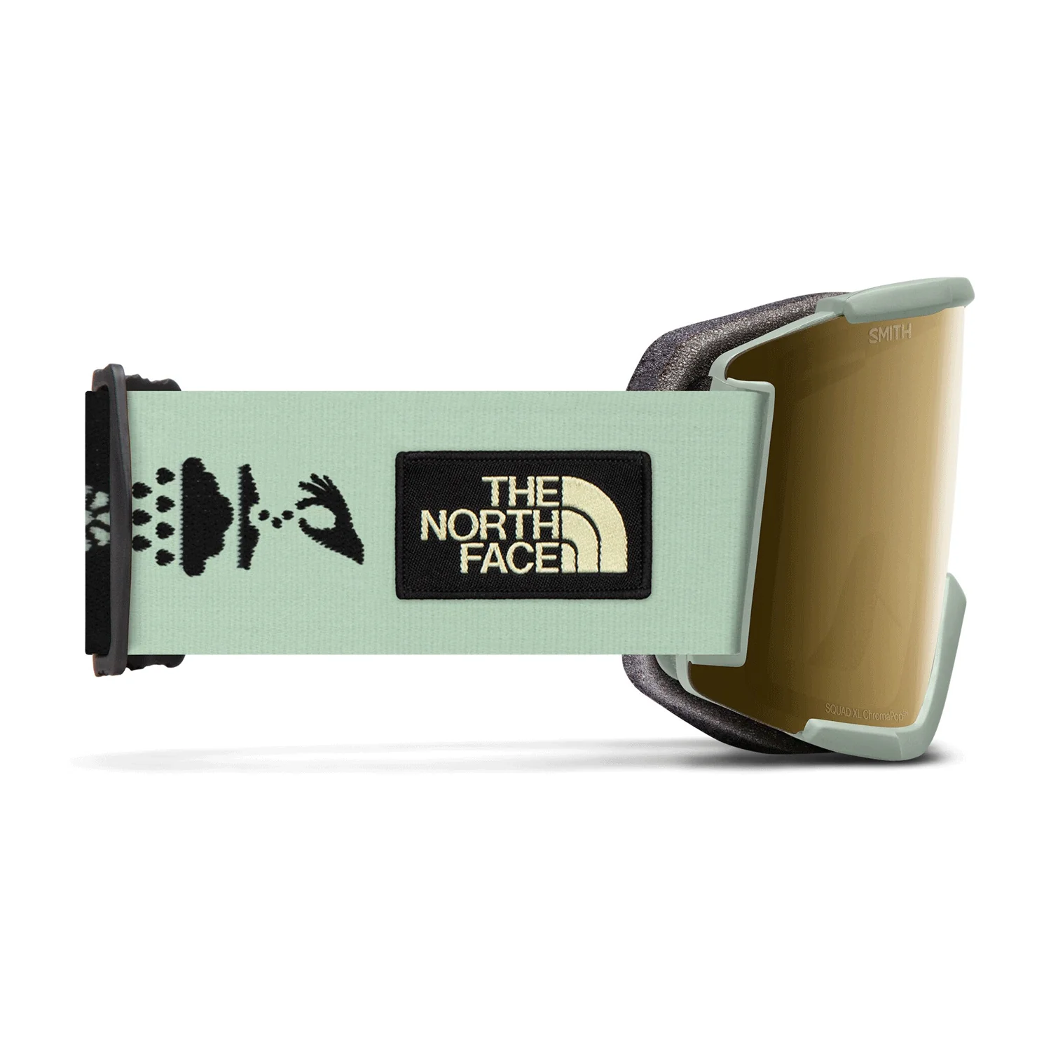 Smith Squad XL Goggles Smith x TNF Jess Kimura/ChromaPop Sun Black Gold Mirror + Chromapop Storm Blue Sensor Mirror - Image 2