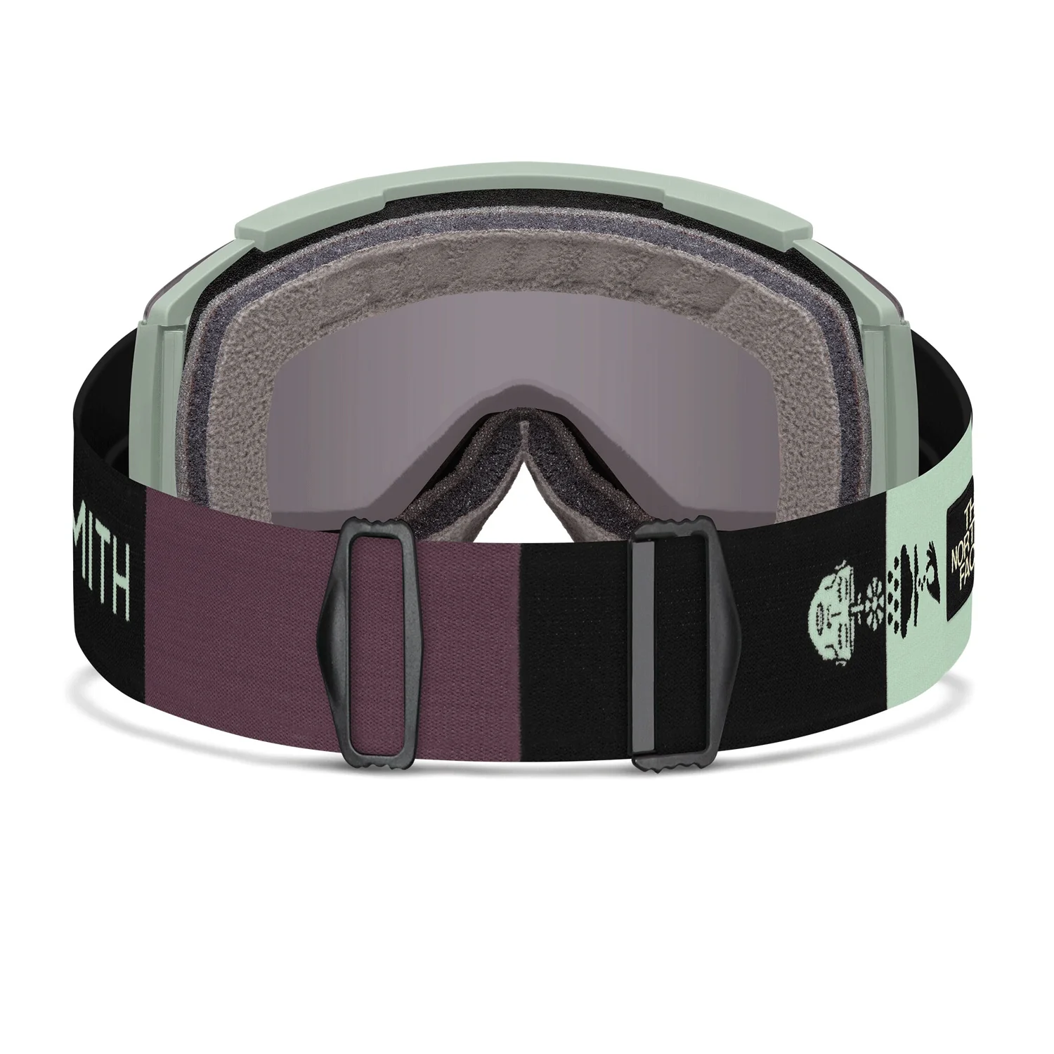 Smith Squad XL Goggles Smith x TNF Jess Kimura/ChromaPop Sun Black Gold Mirror + Chromapop Storm Blue Sensor Mirror - Image 4