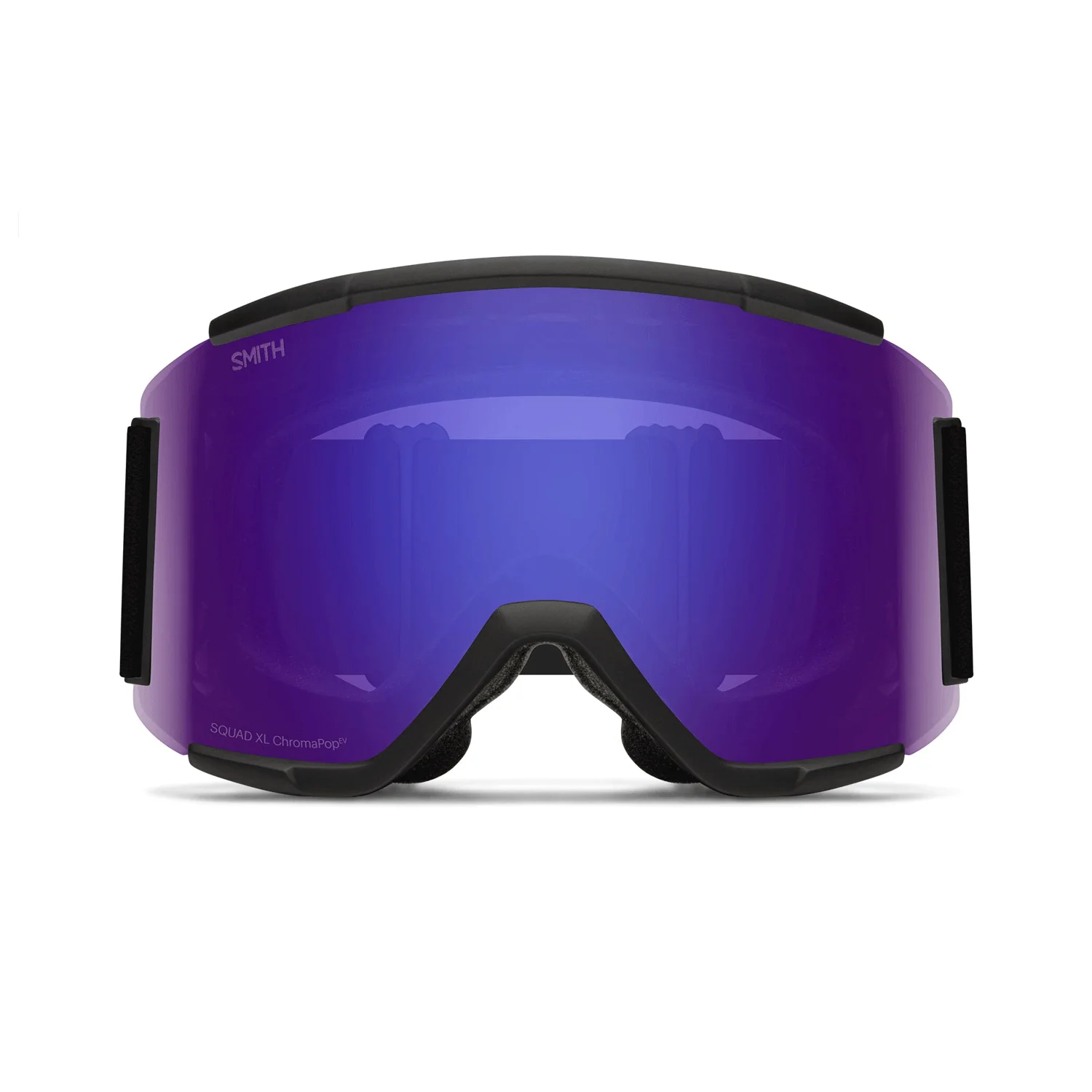Smith Squad XL Low Bridge Fit Goggles Black/ChromaPop Everyday Violet Mirror + Chromapop Storm Amber - Image 2