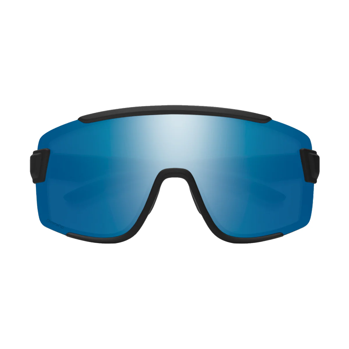 Smith Wildcat Sunglasses Matte Black/ChromaPop Polarized Blue Mirror + Clear - Image 2