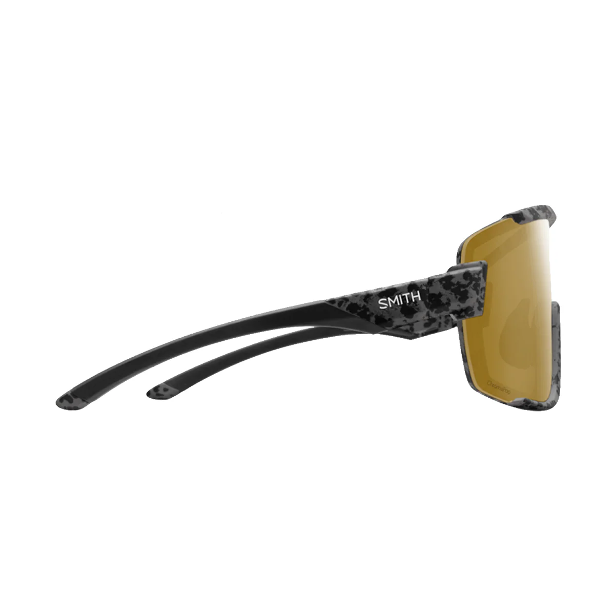 Smith Wildcat Sunglasses Matte Gray Marble/ChromaPop Polarized Bronze Mirror + Clear - Image 3
