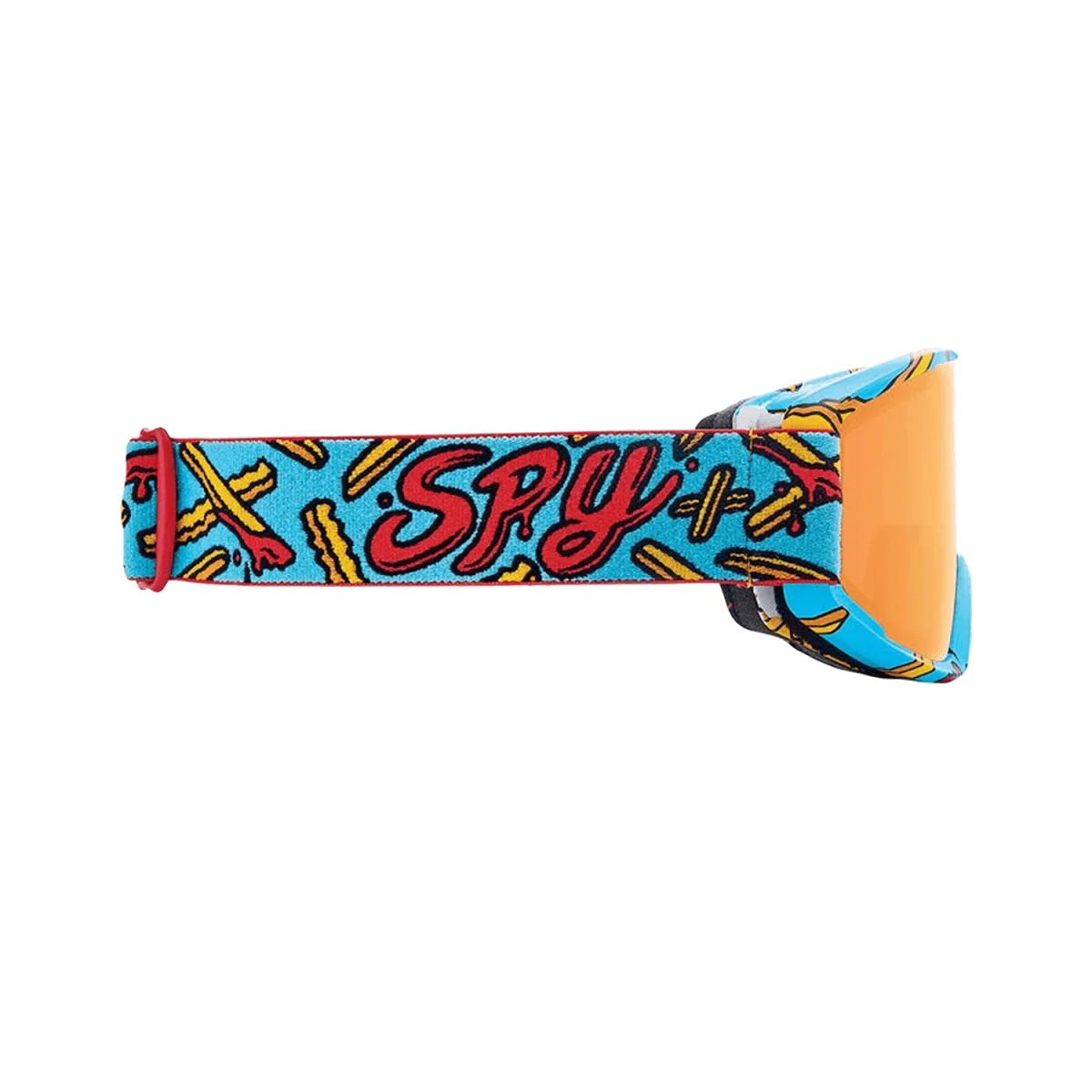 Spy Crusher Elite Jr. Goggles Pizza Vs. French Fries/LL Persimmon - Image 2